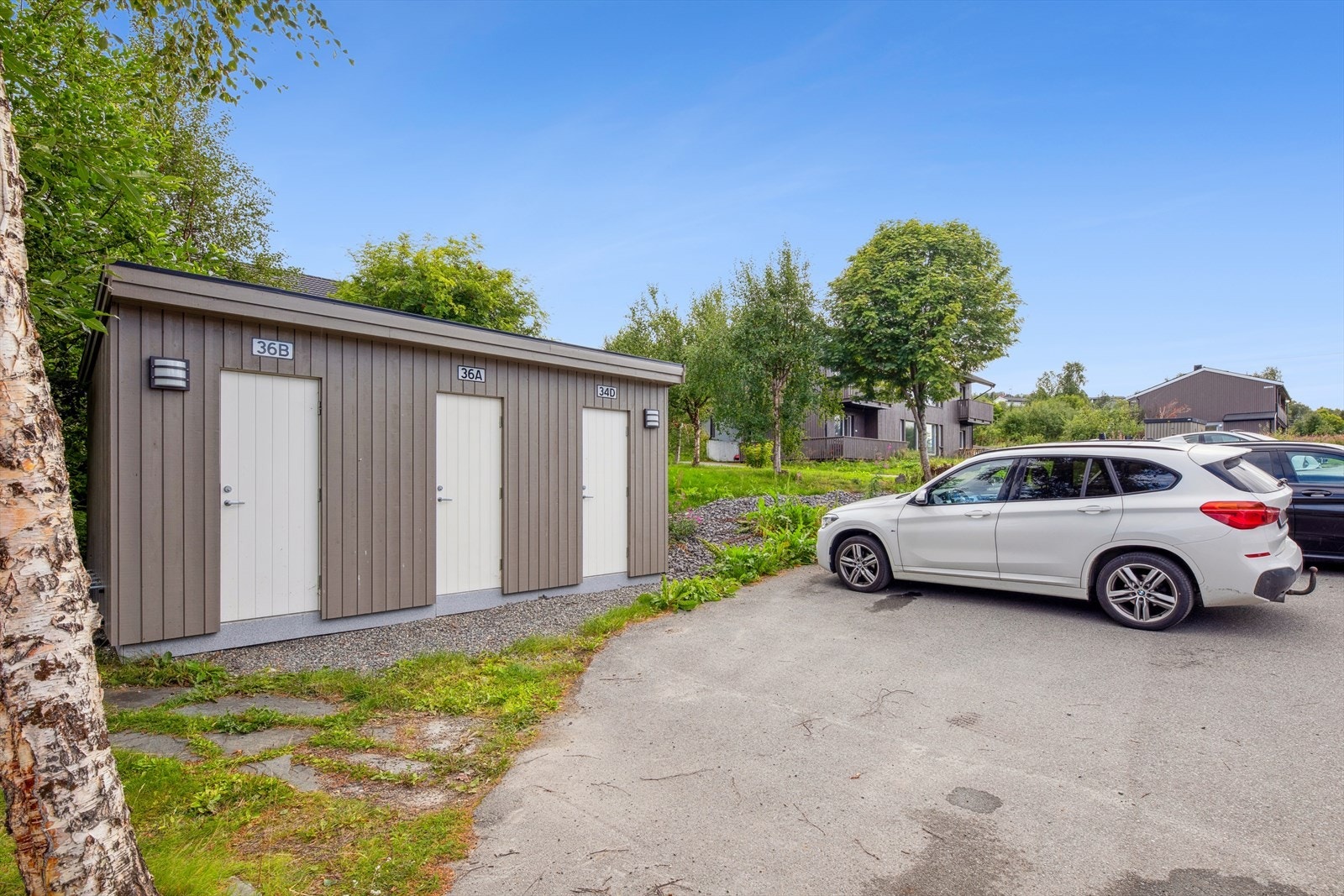 Lagring i utebod med innlagt strøm. Galleribilde