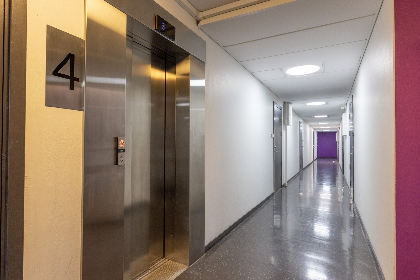 Leiligheten ligger i 4.etasje. Galleribilde