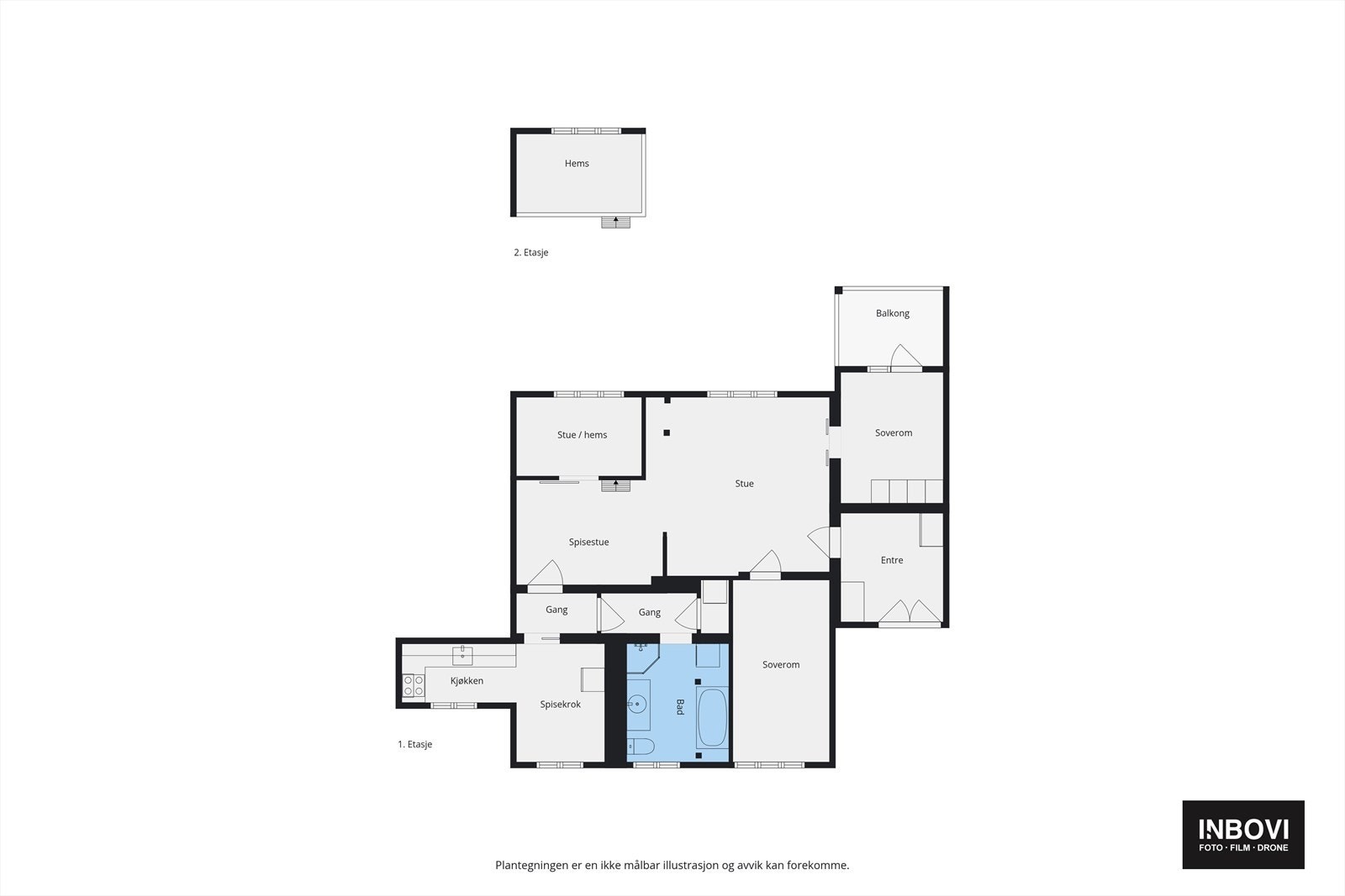 Plantegning Galleribilde