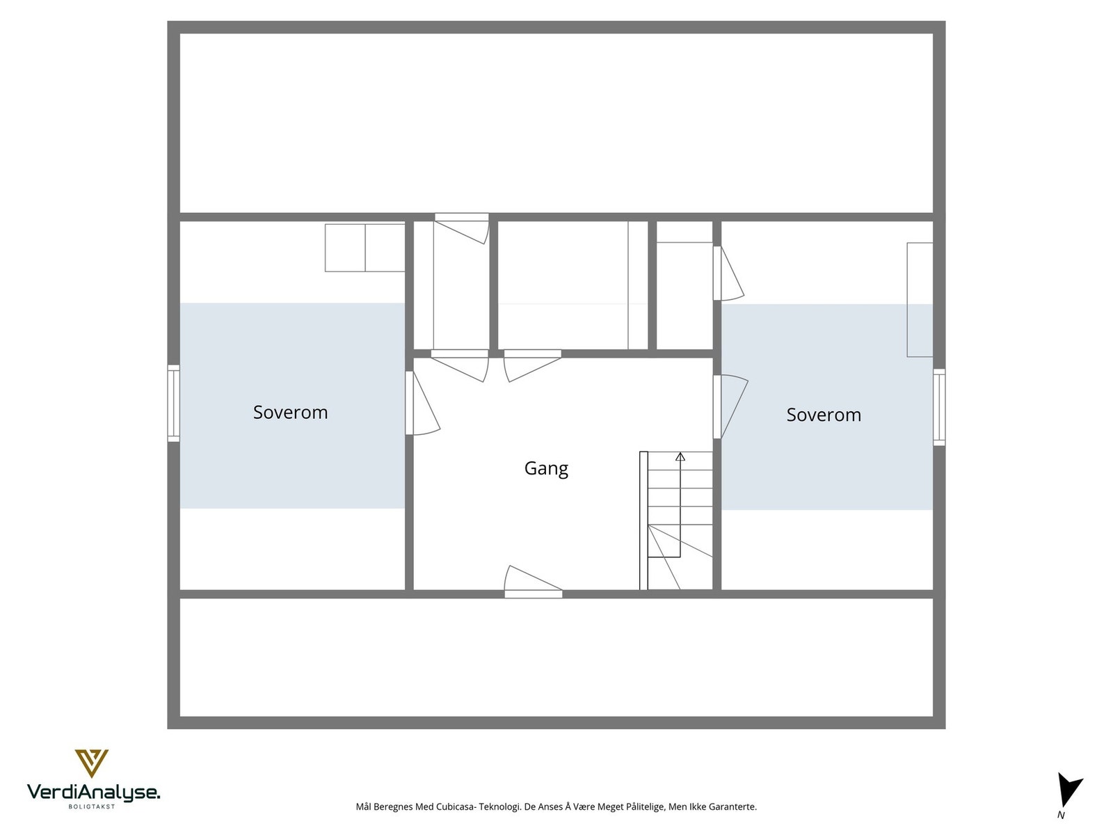 Loftsetasje - planløsning Galleribilde