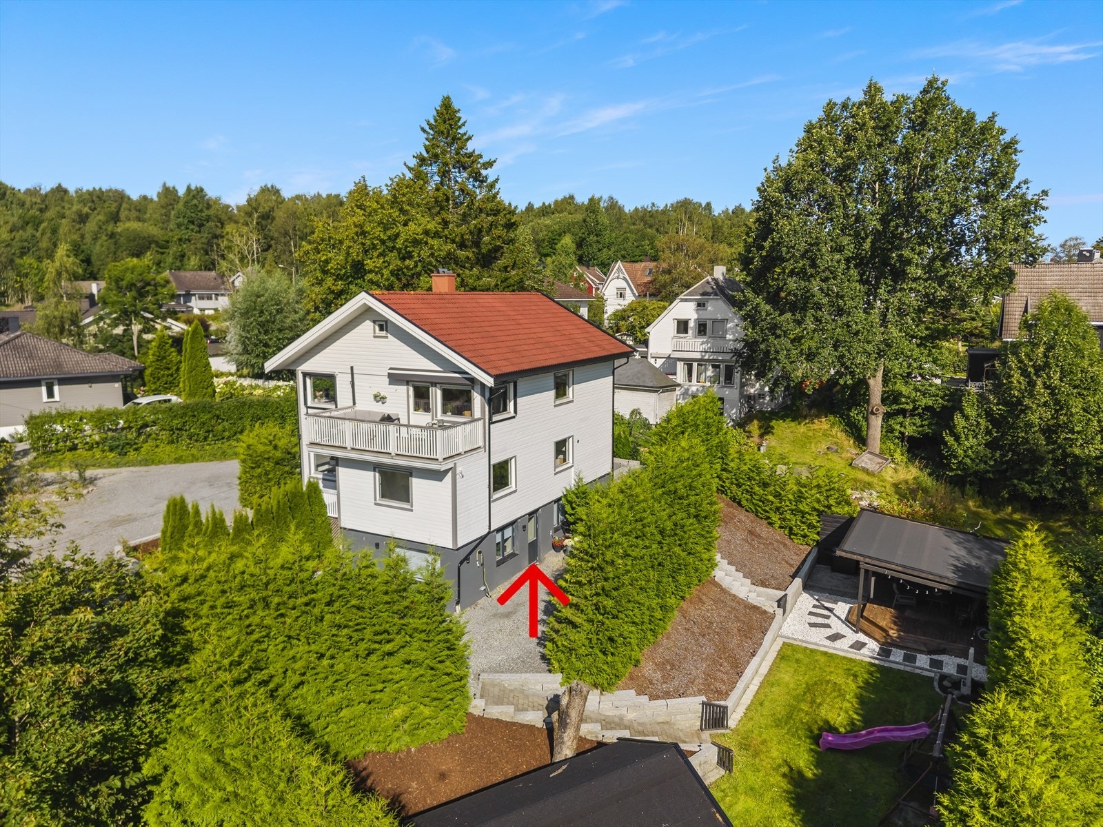 Dronefoto Galleribilde