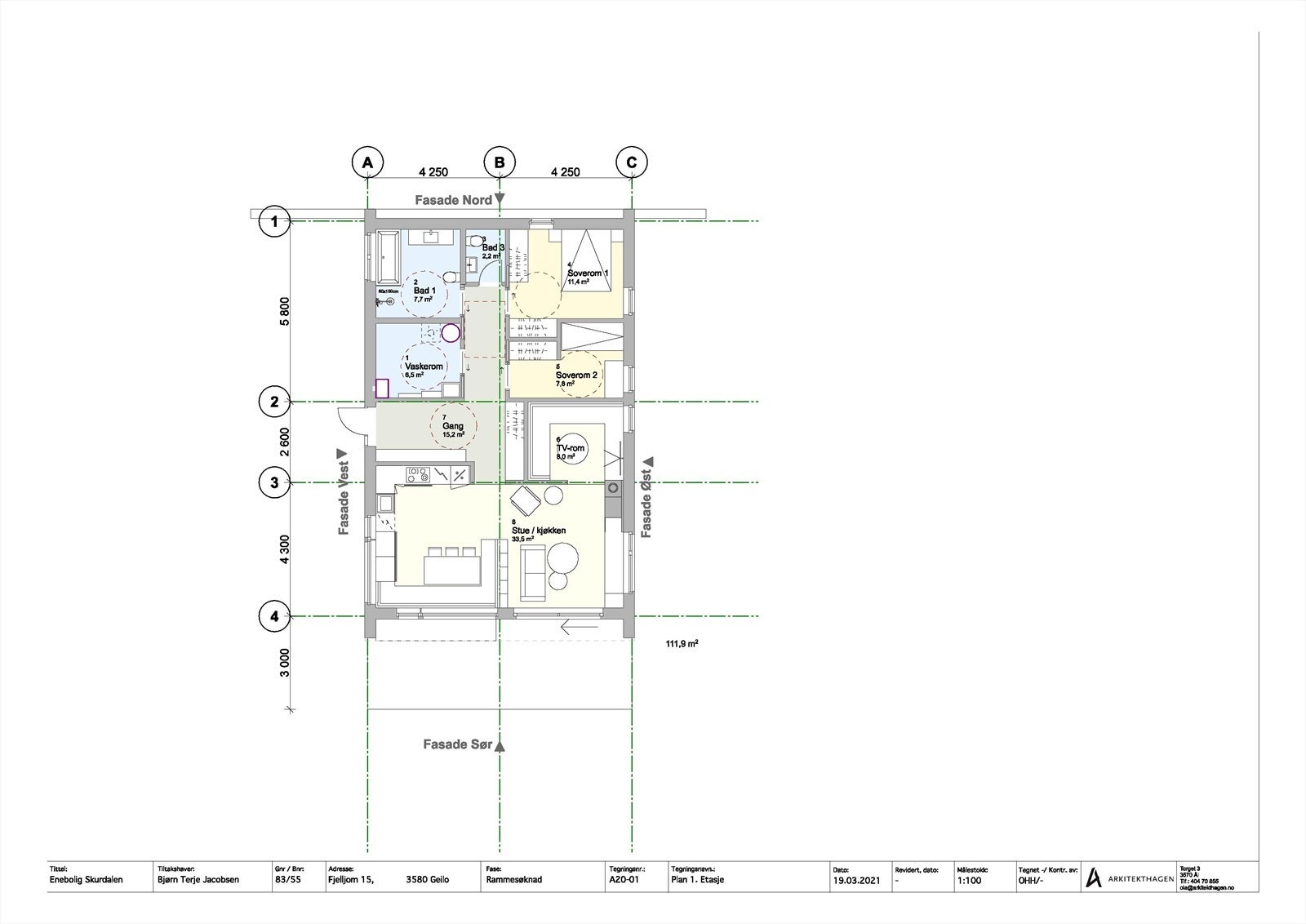 Plantegning Galleribilde