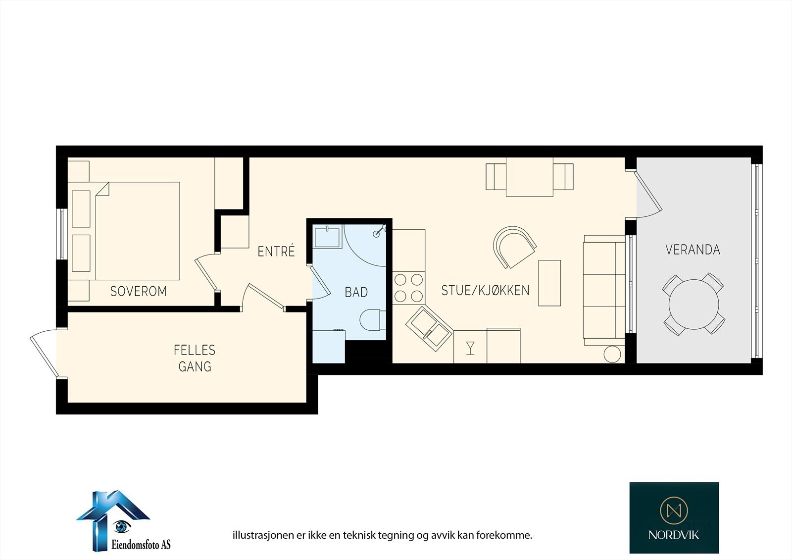 Presentasjon av leiligheten Galleribilde