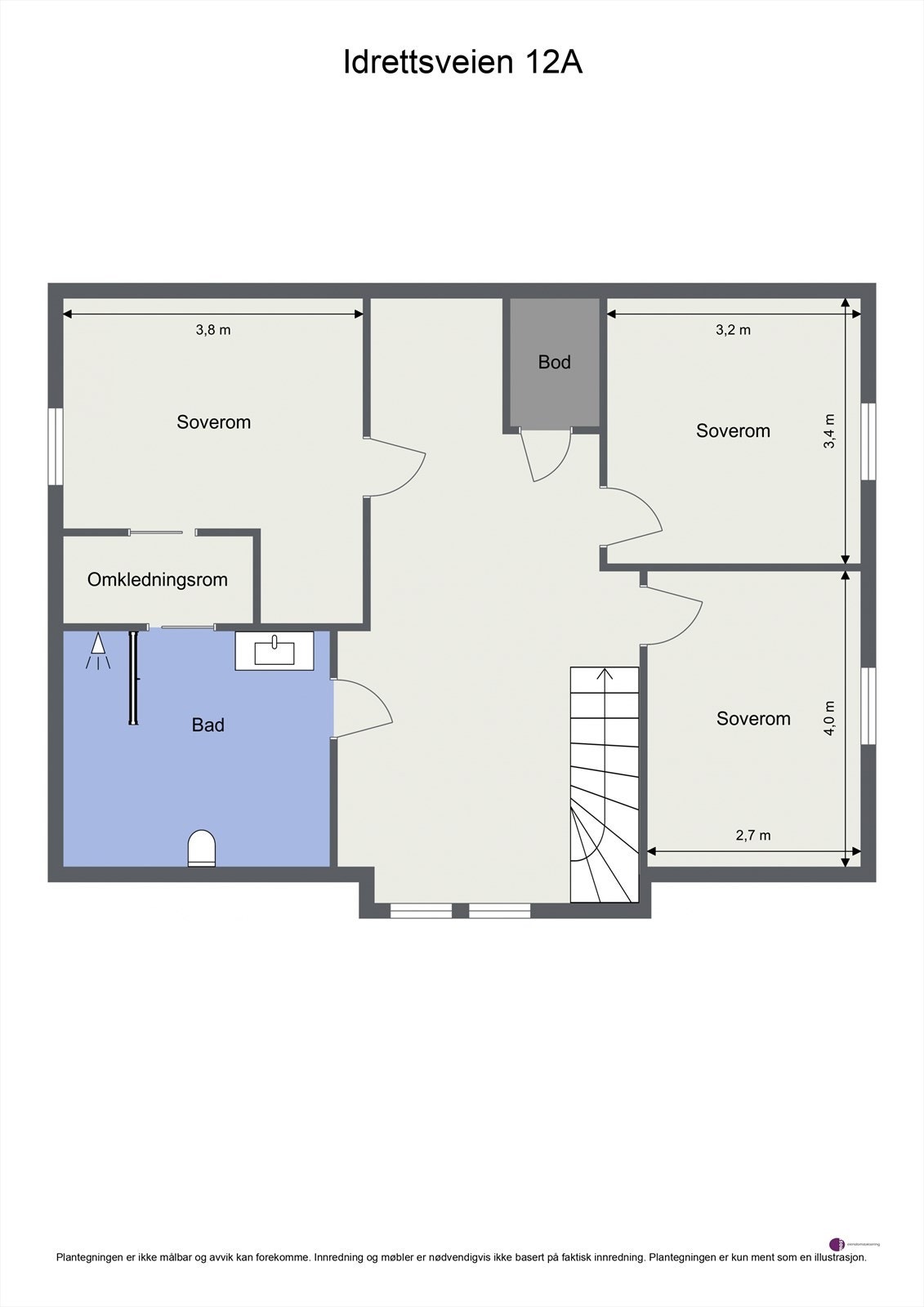 Plantegning 2.etasje. Galleribilde