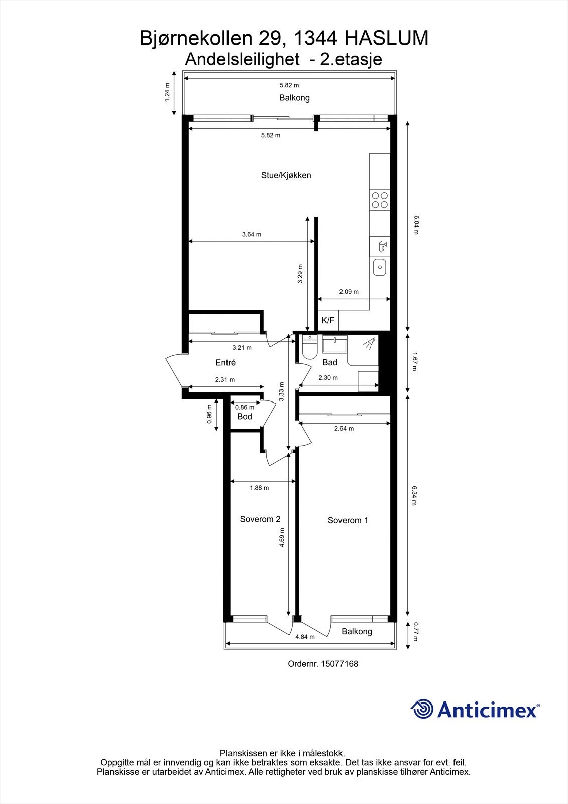 Plantegning Galleribilde