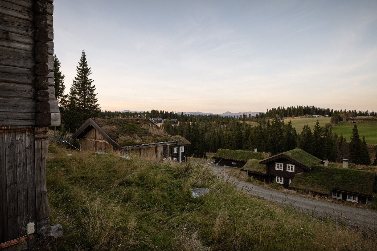 Hytta grenser mot friområde!