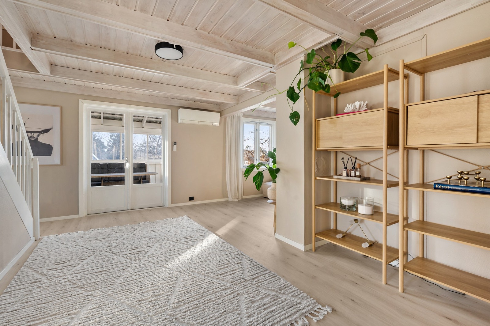 Det ble i 2014 installert luft til luft varmepumpe. Galleribilde