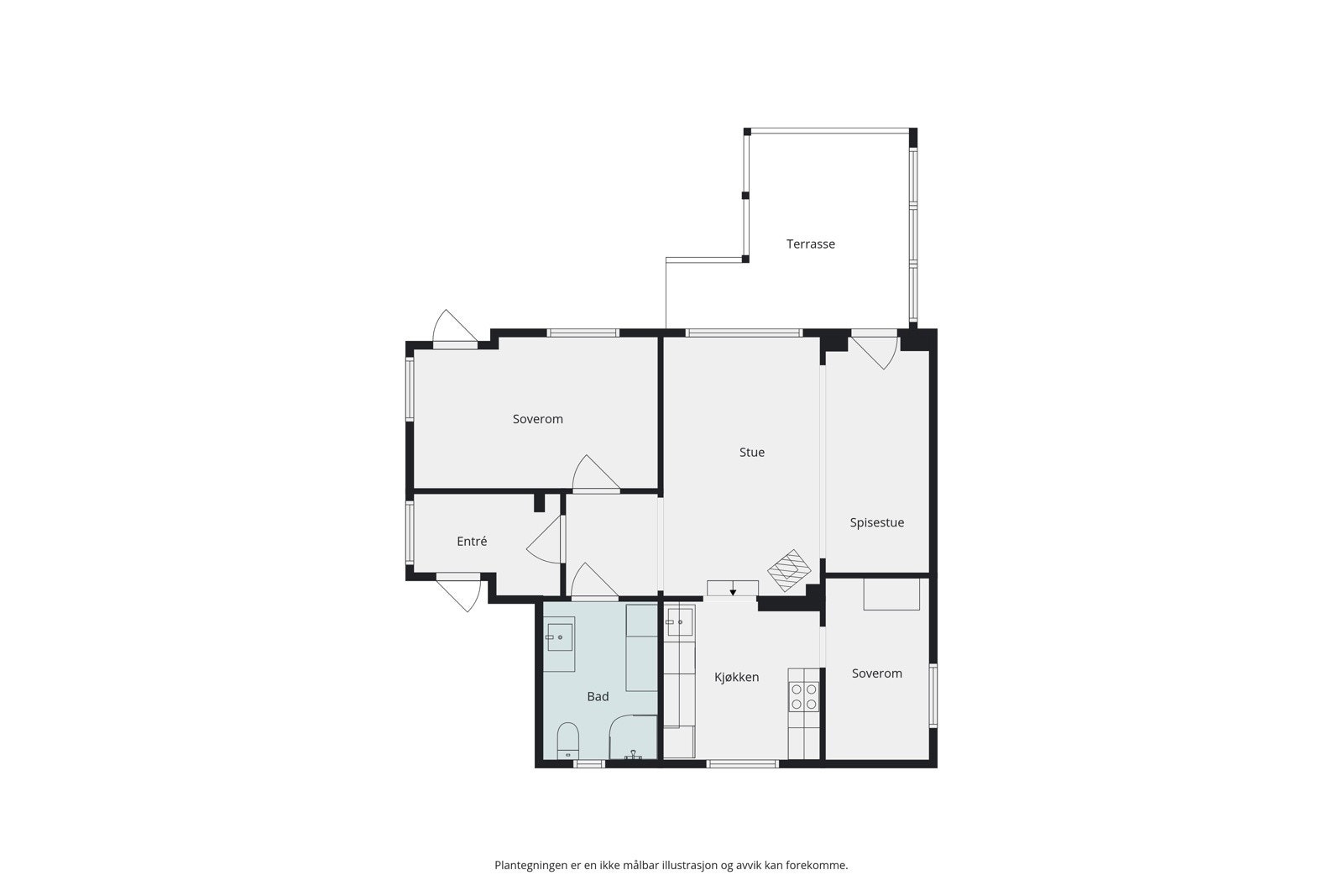 Plantegning Galleribilde