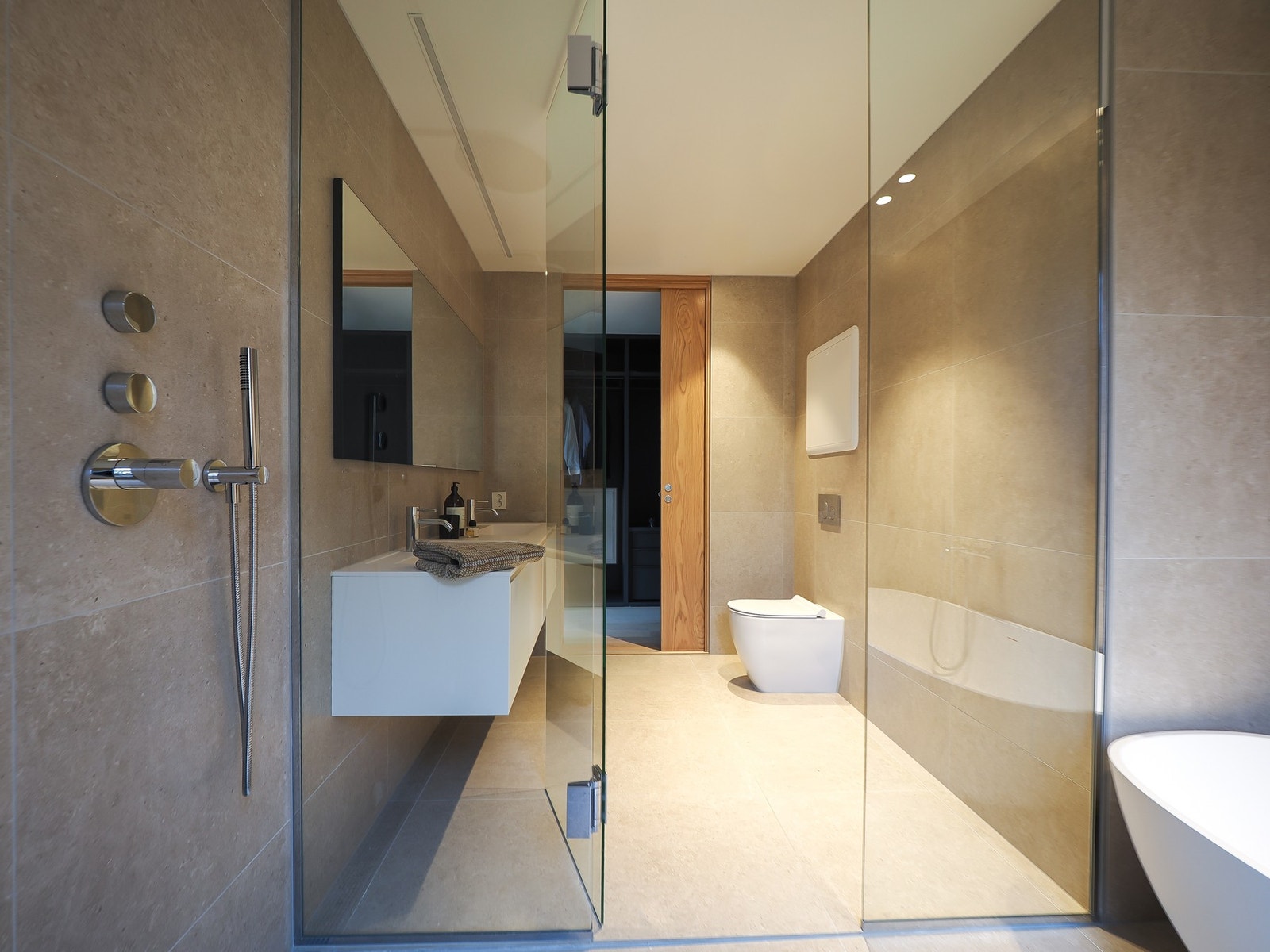 Delikat flislagt bad Galleribilde