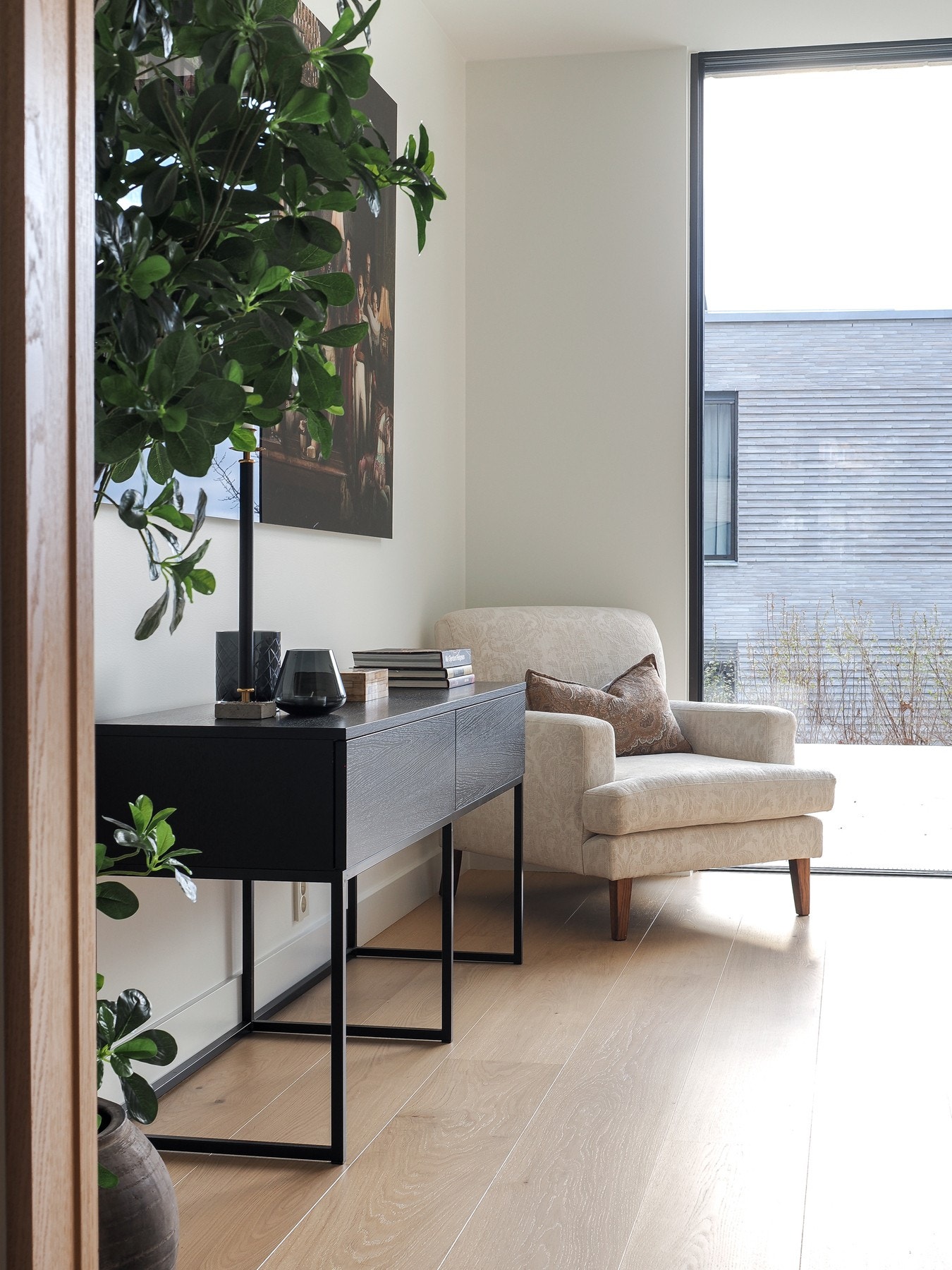 Leiligheten varmes opp med vannbåren gulvvarme Galleribilde