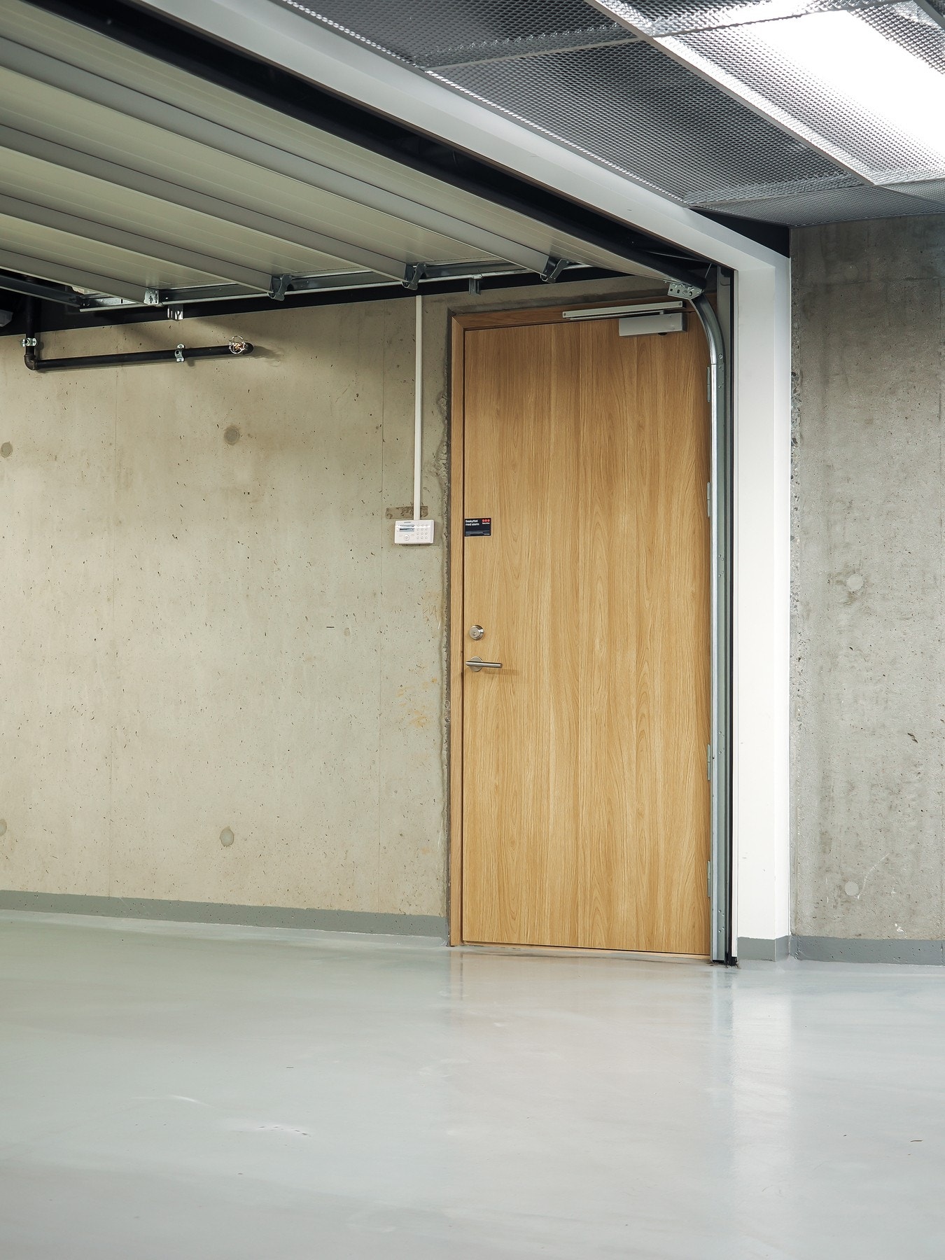 Inngang til garasjeanlegget Galleribilde