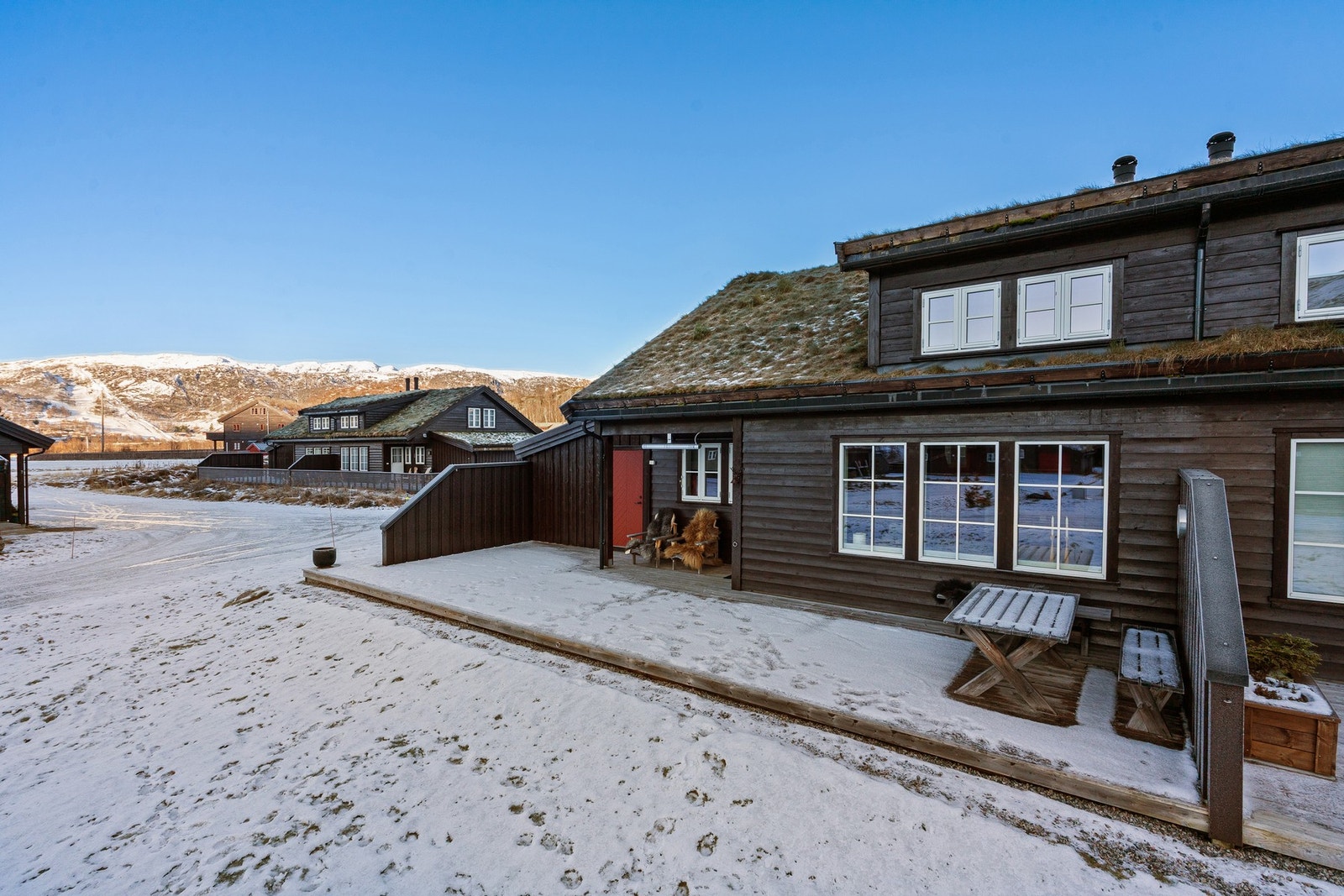 Stor sørvendt terrasse på 48 kvm. Galleribilde