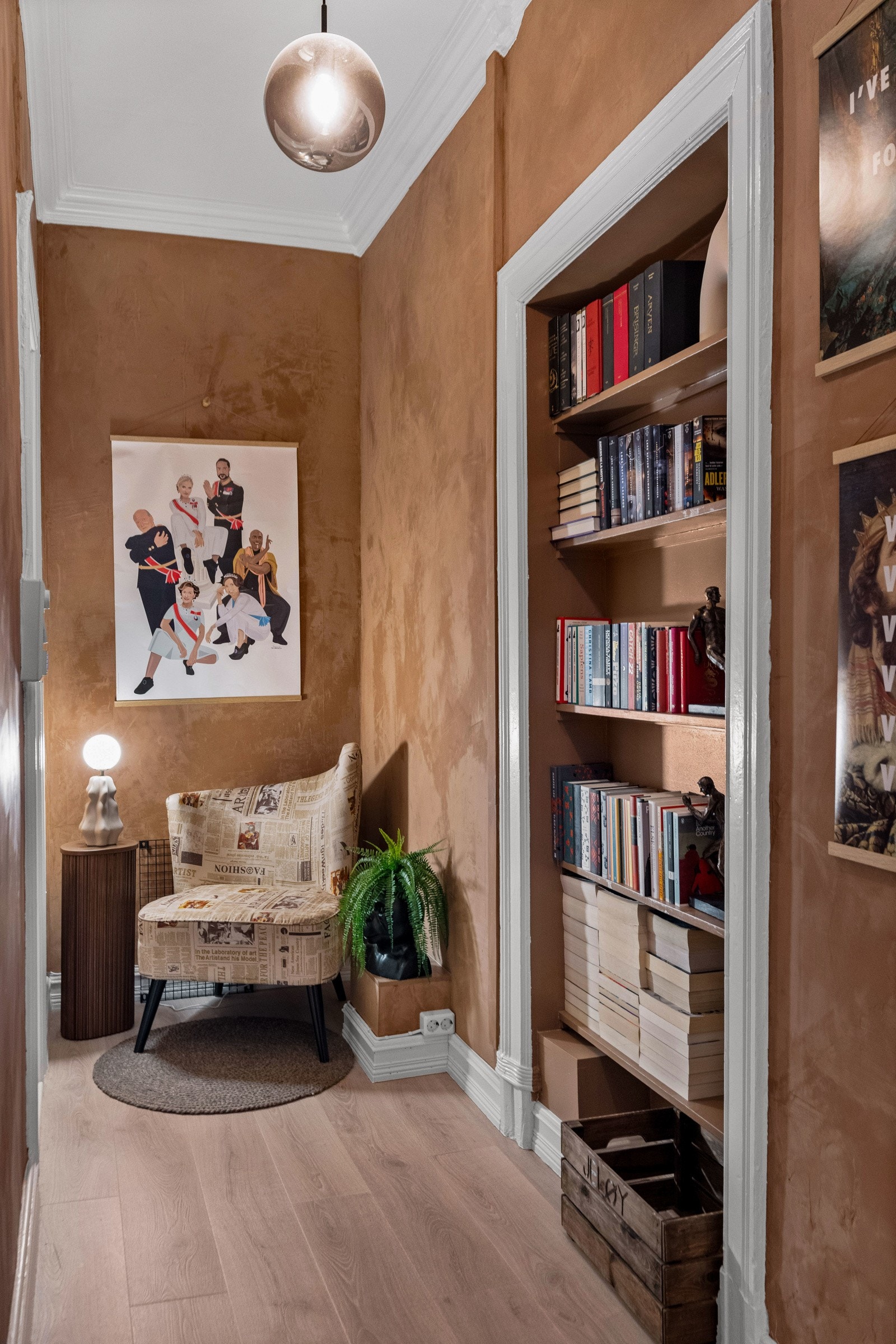 Trivelig sittekrok innerst i gangen. Galleribilde