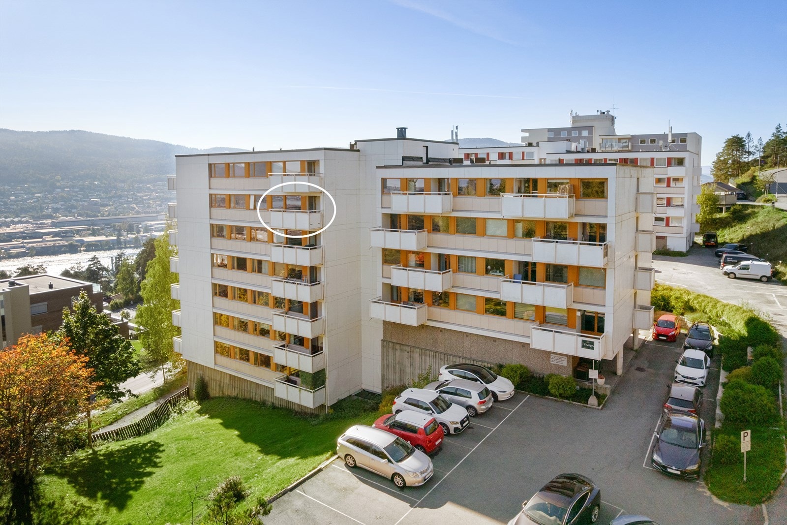 Leiligheten har en meget attraktiv beliggenhet i Underlia Galleribilde