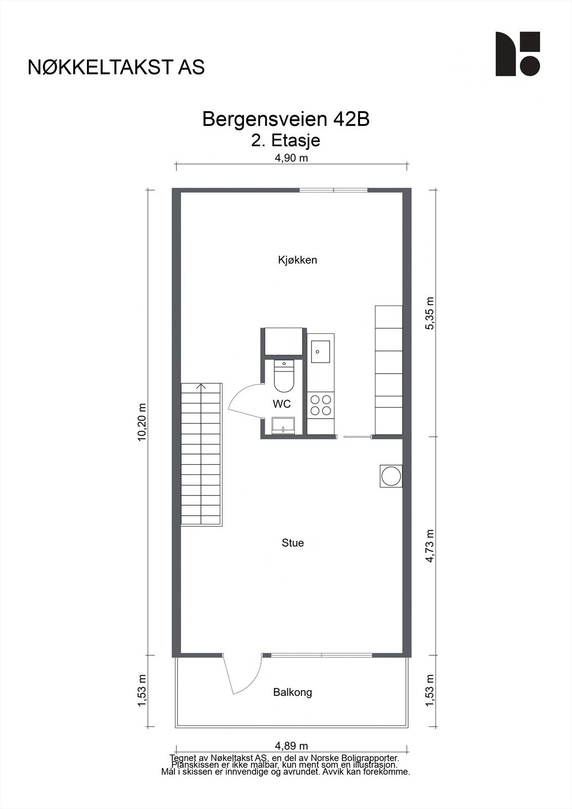Plantegning 2. etasje. Galleribilde