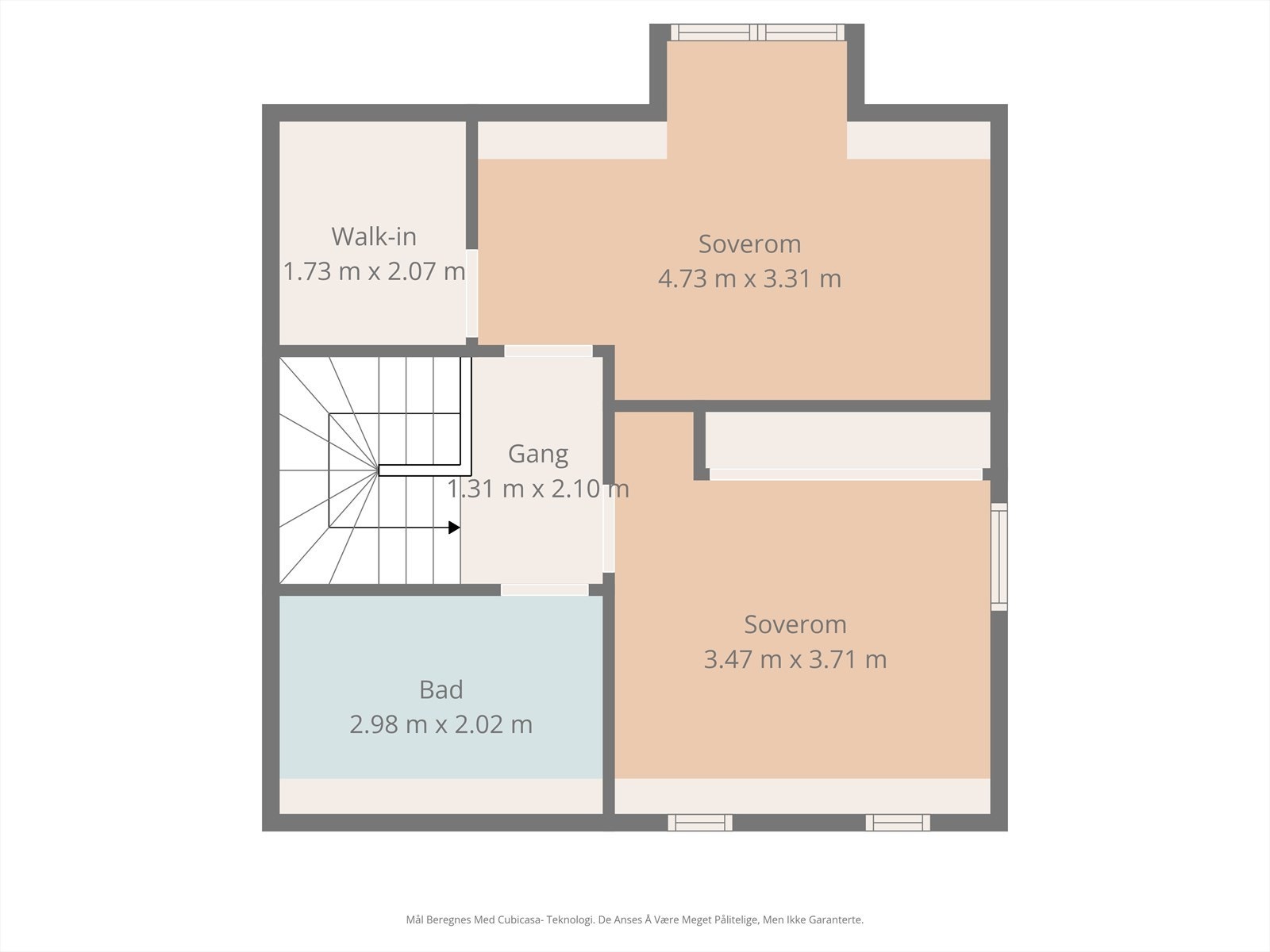 Plantegning 3.etg. Galleribilde