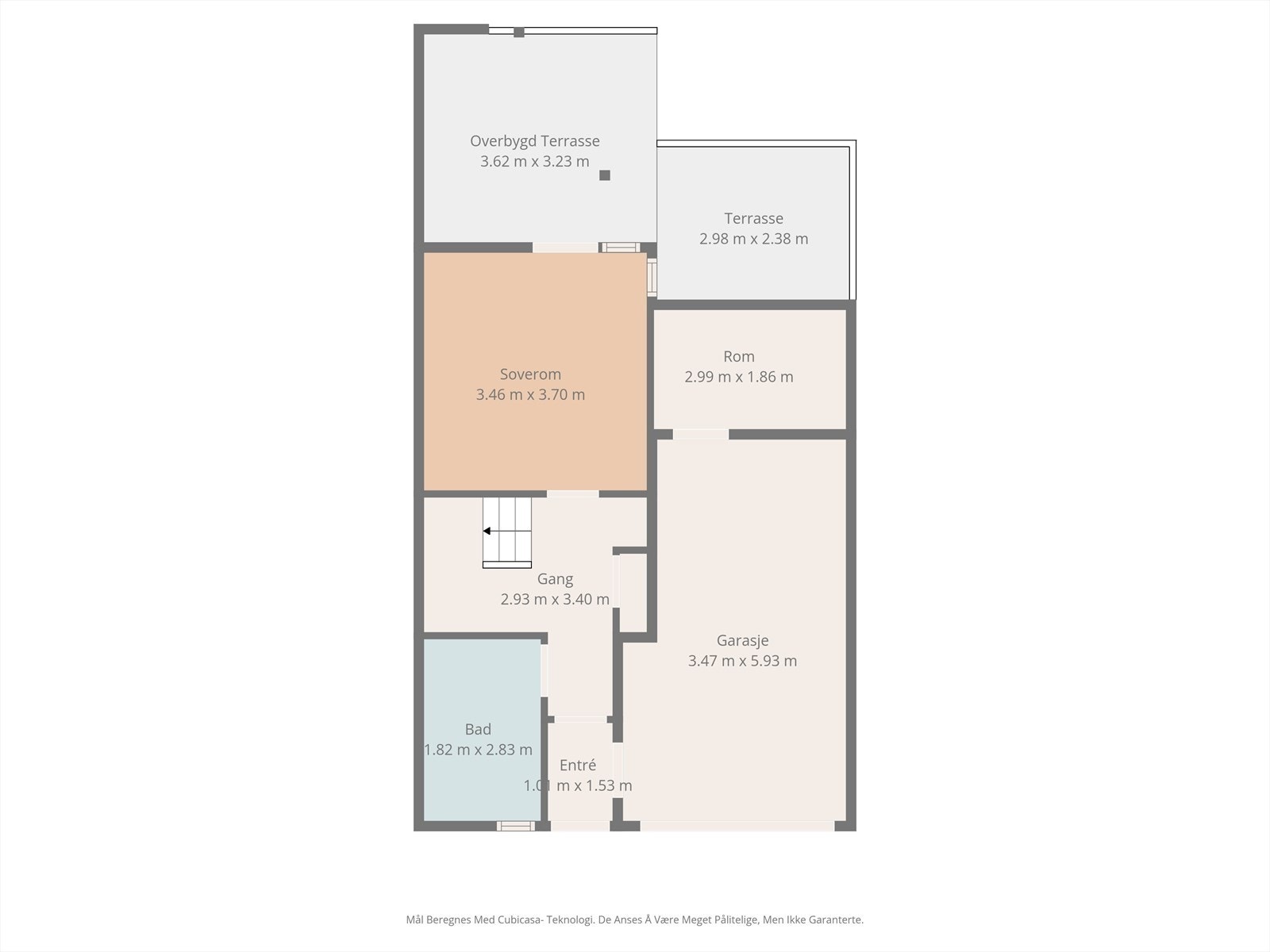 Plantegning 1.etg. Galleribilde