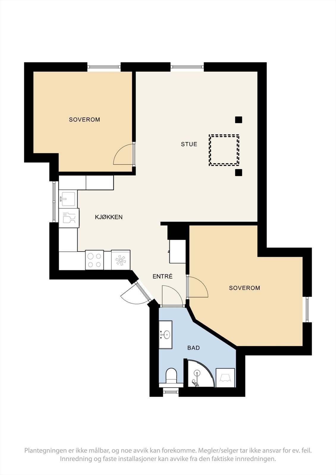 Plantegning. Galleribilde