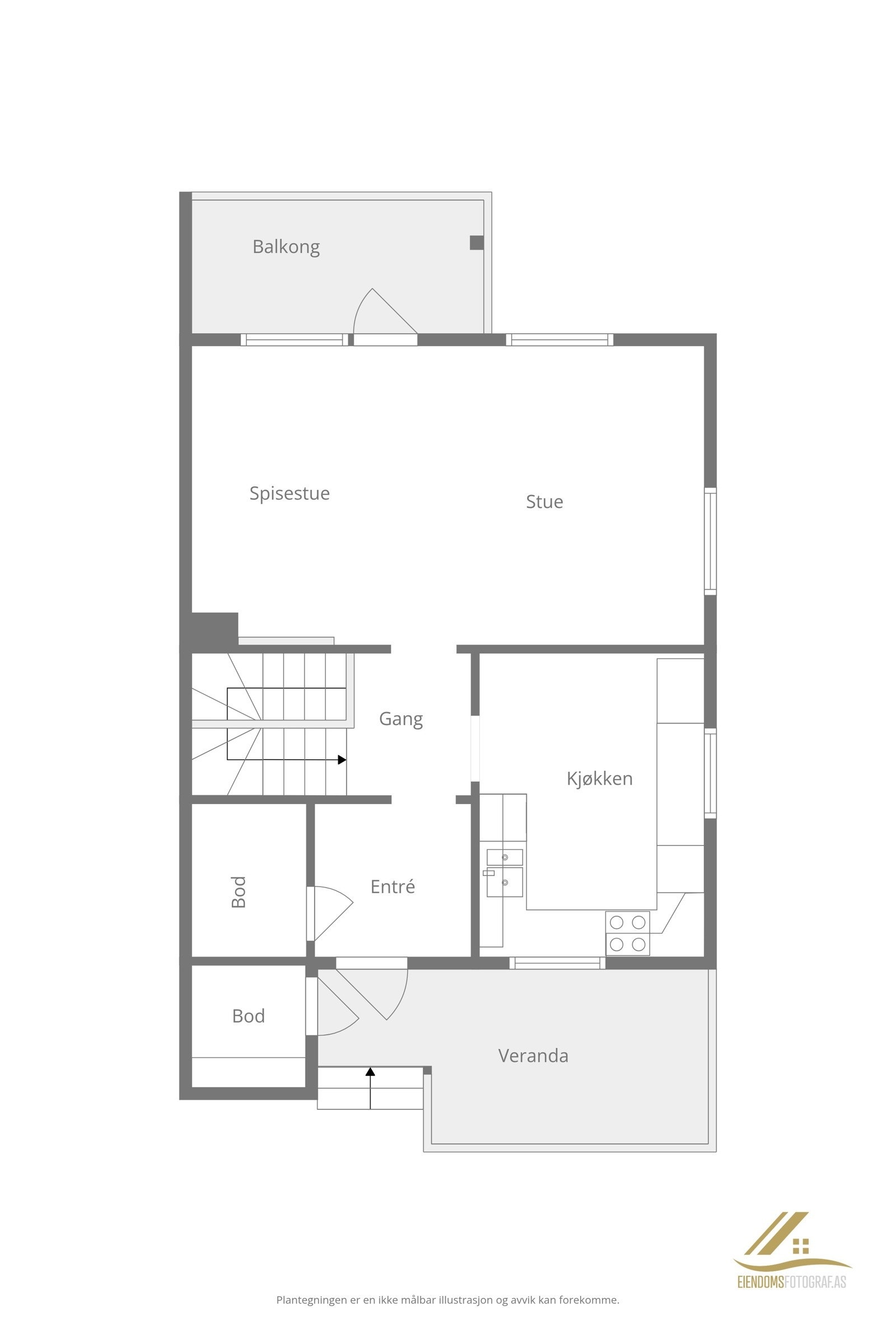 Plantegning Galleribilde