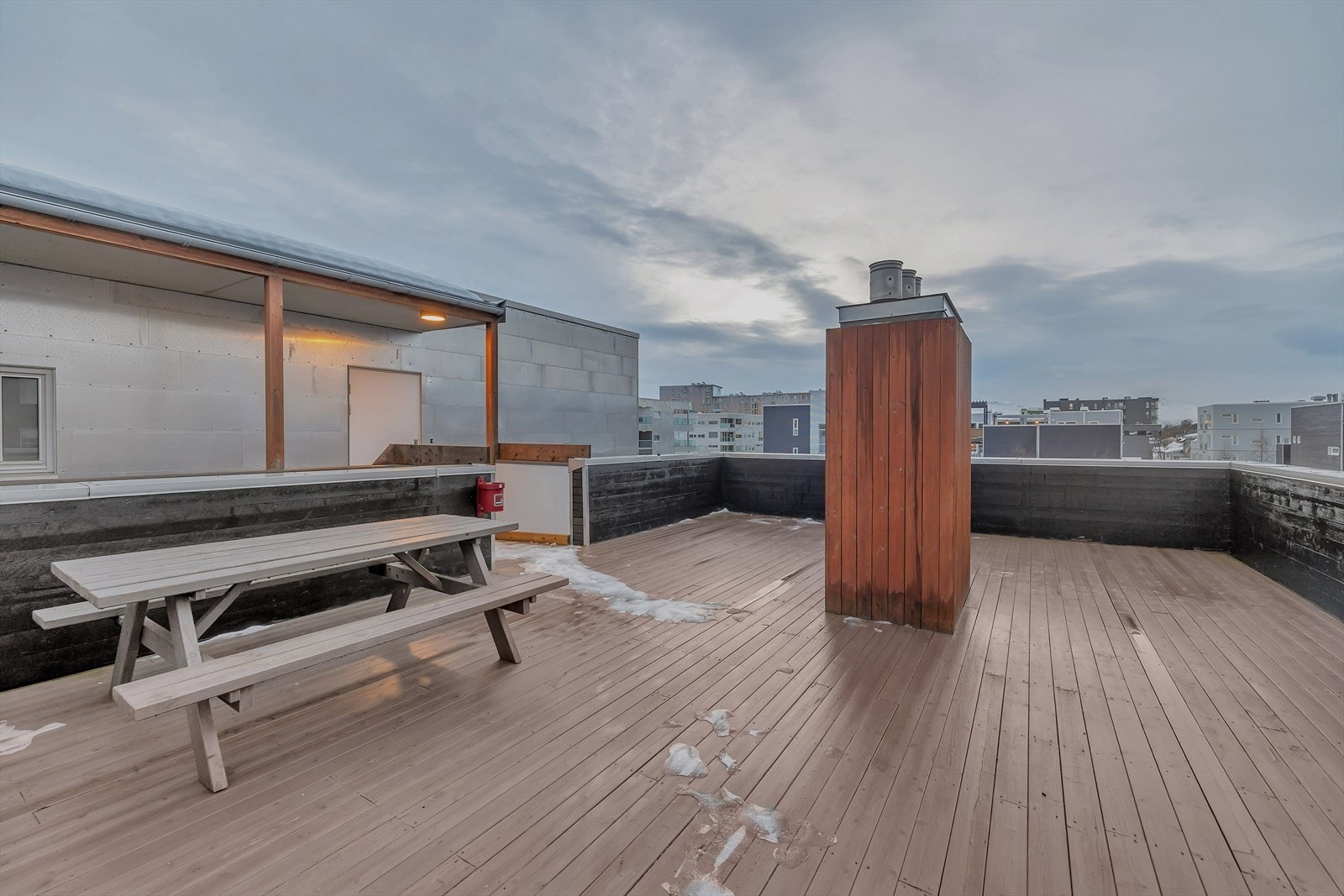 Takterrasse felles for beboerne for fri bruk Galleribilde