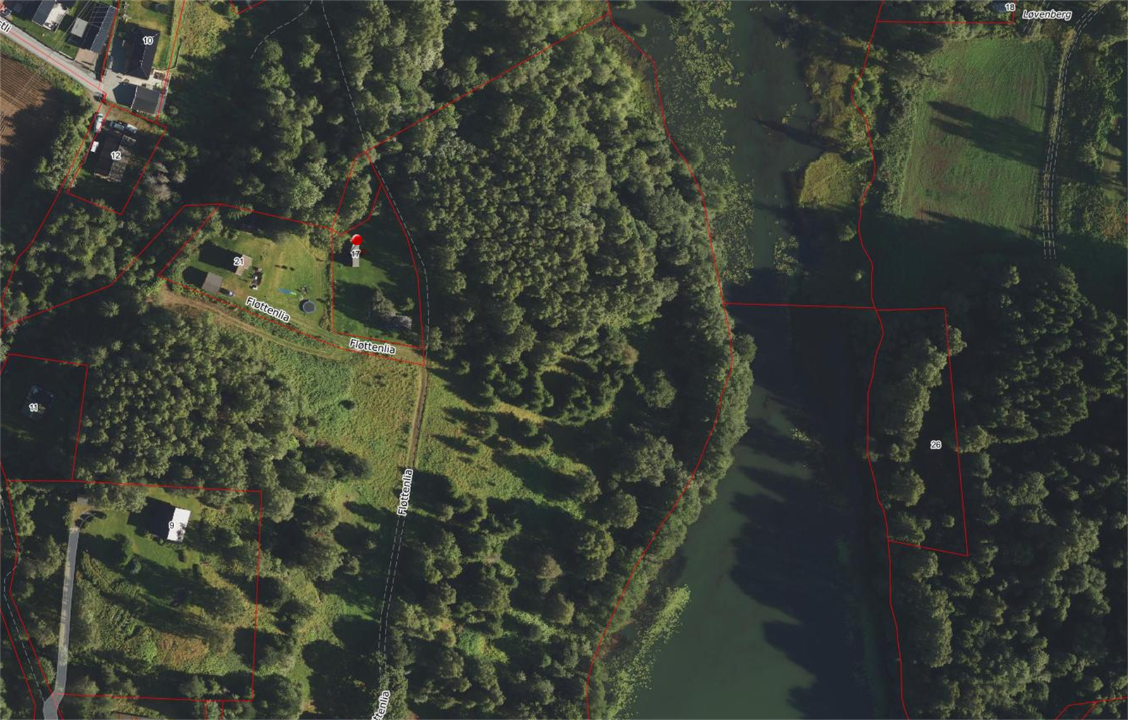 Oversiktsbilde over området Galleribilde