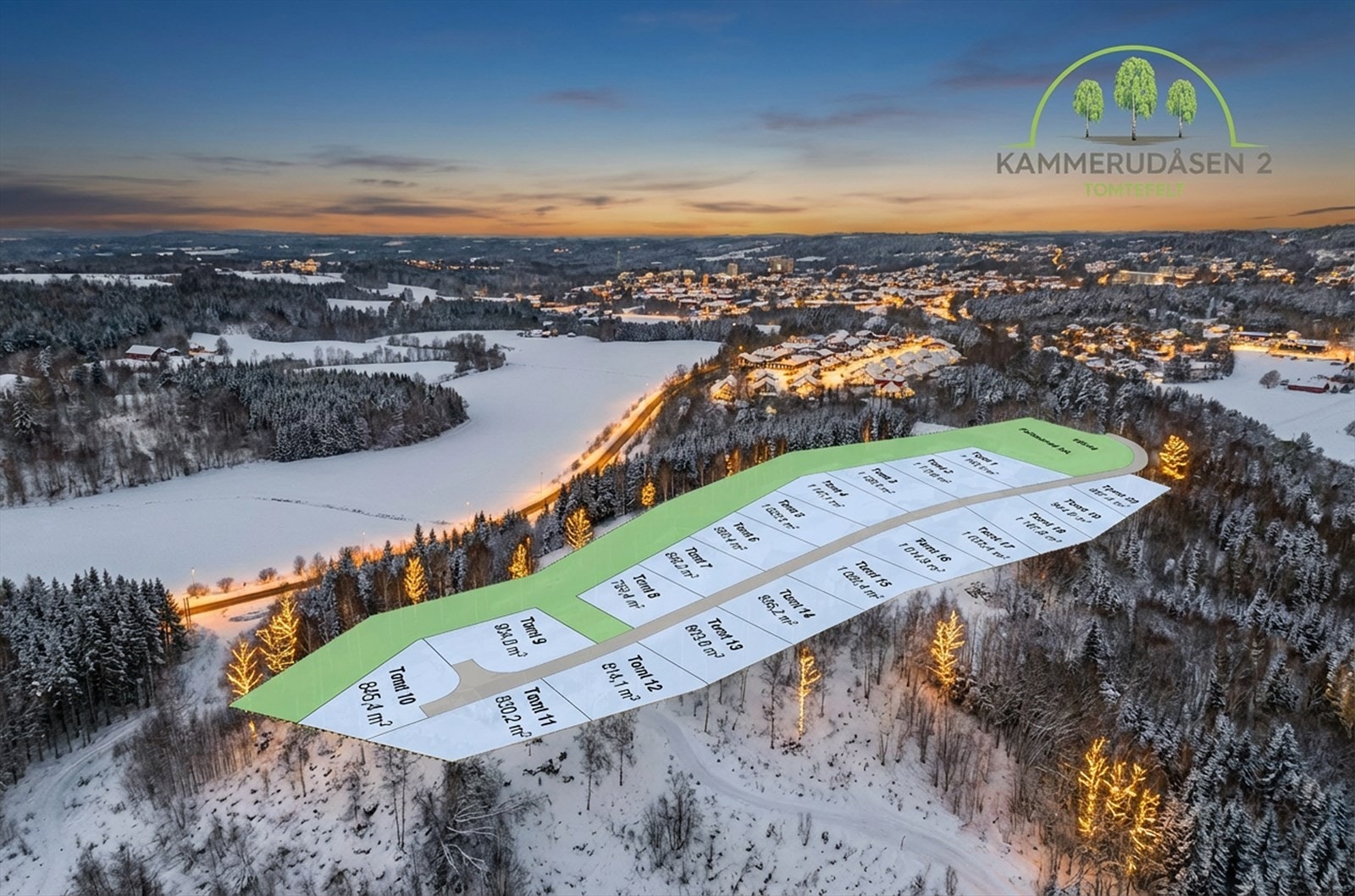 Attentus har gleden av å presentere disse fine tomtene i all sin juleprakt. Det gjøres oppmerksom på at bildet er KI generert, og avviker fra virkeligheten. Galleribilde