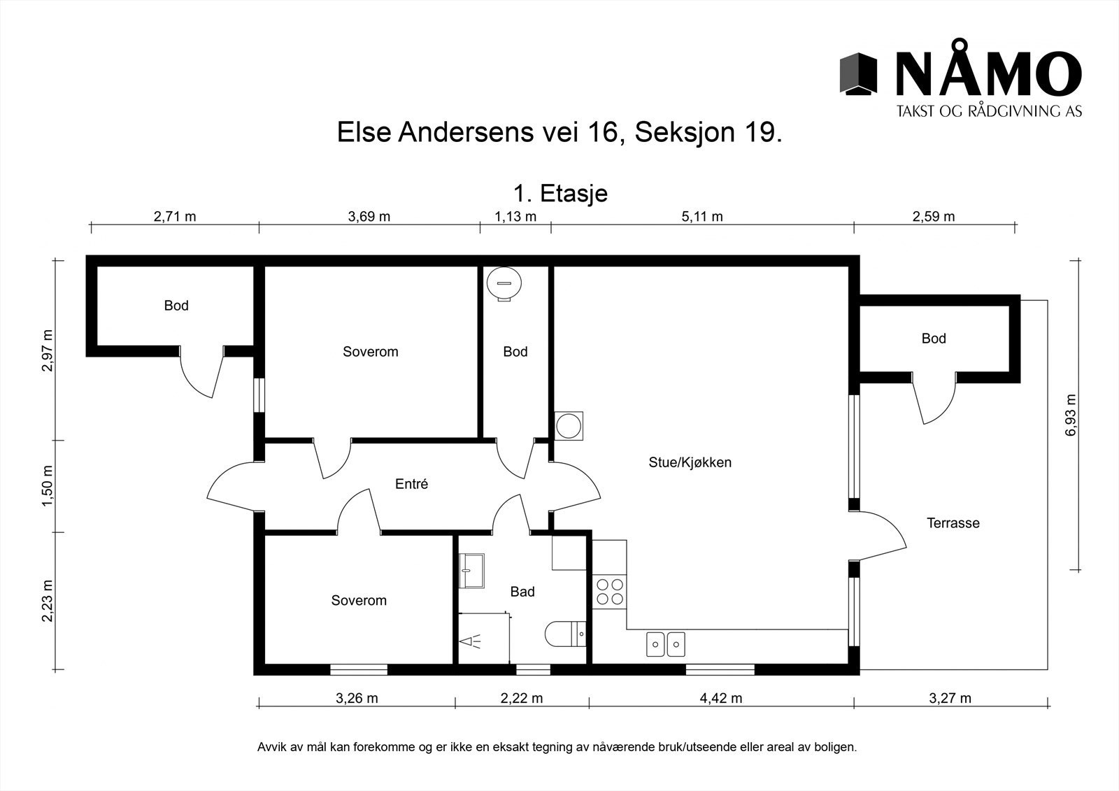 Plantegning Galleribilde