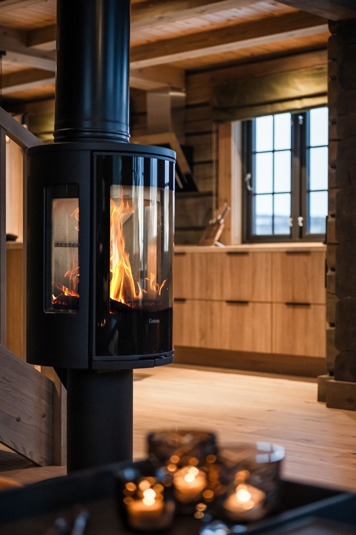 Moderne peisovn for ekstra hygge. Galleribilde