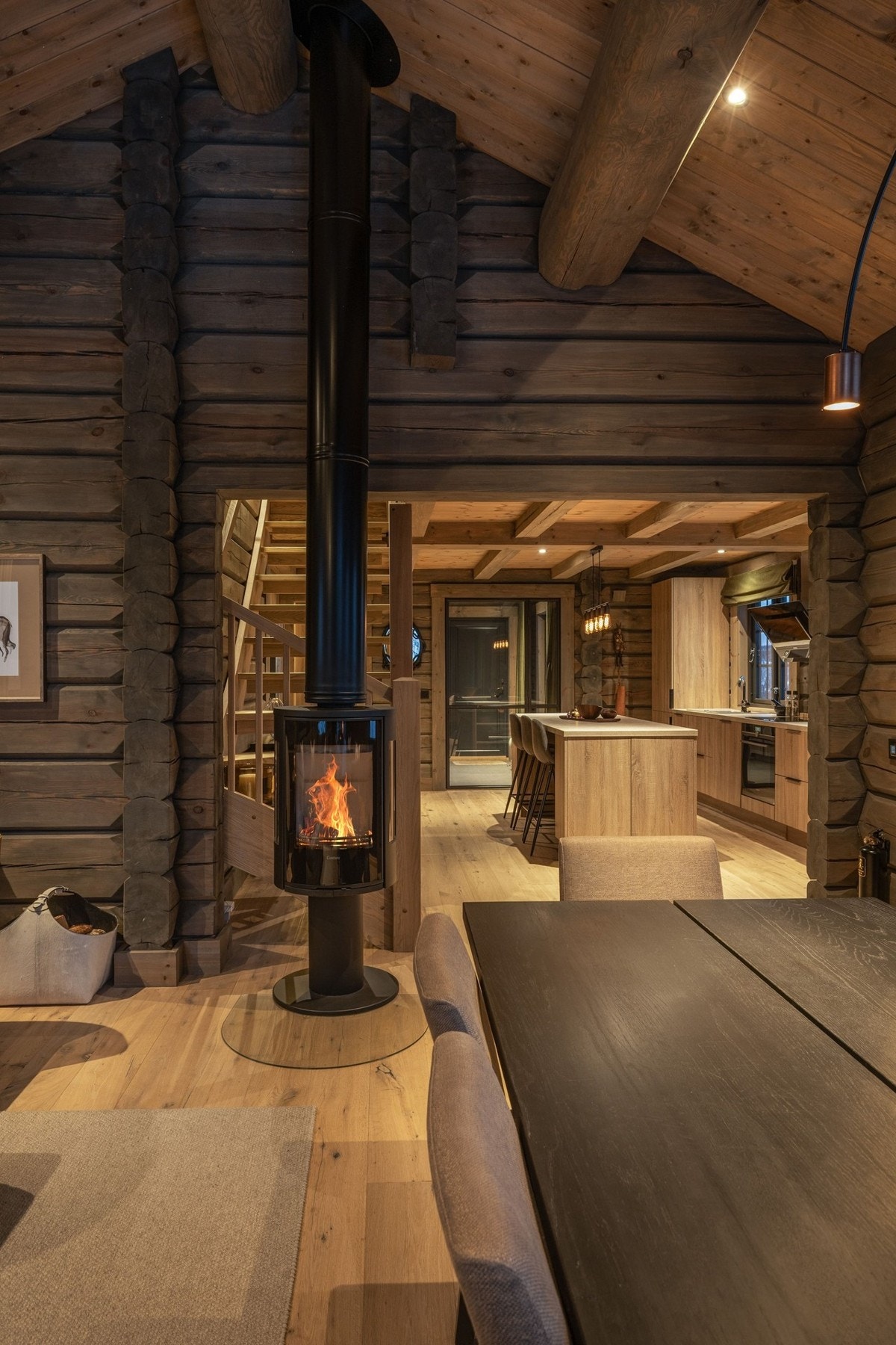 1-stavs eikeparkett i første etasje. Galleribilde