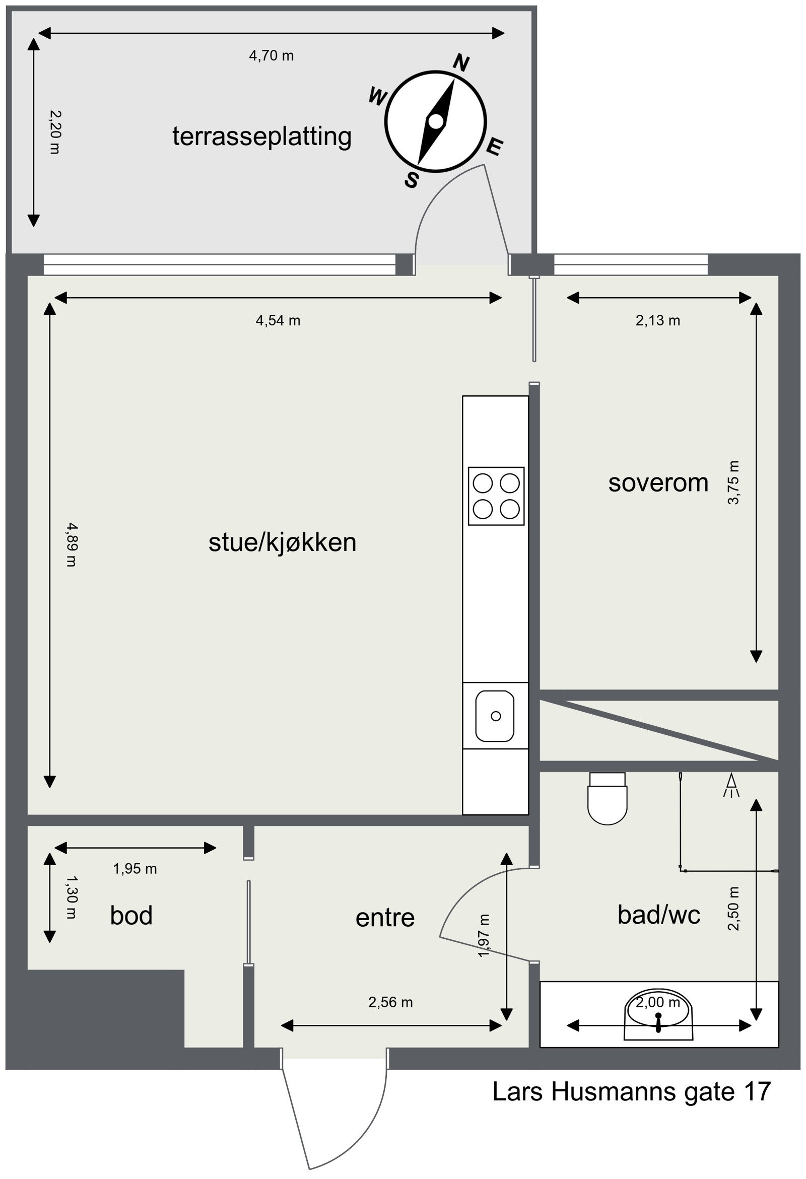 Plantegning Galleribilde