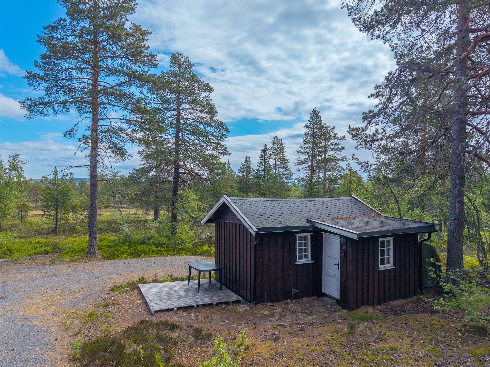 Dette var "orginalhytta" før nåværende hovedhytte ble bygget Galleribilde