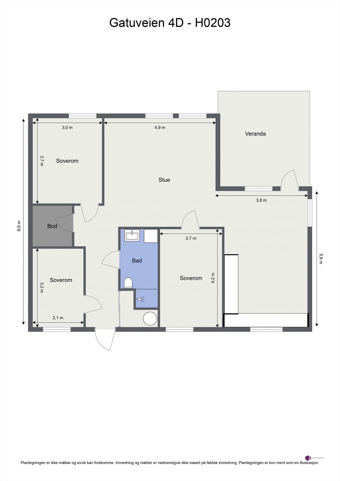 Plantegning 2. etasje. Galleribilde