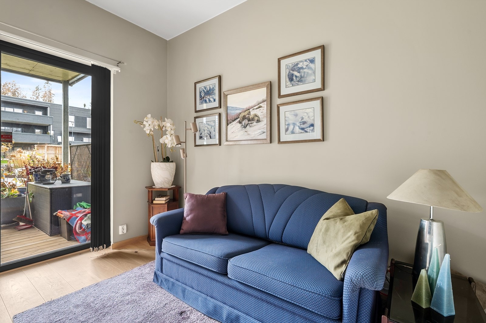 Dette soverommet blir i dag brukt som en ekstra TV-stue. Galleribilde