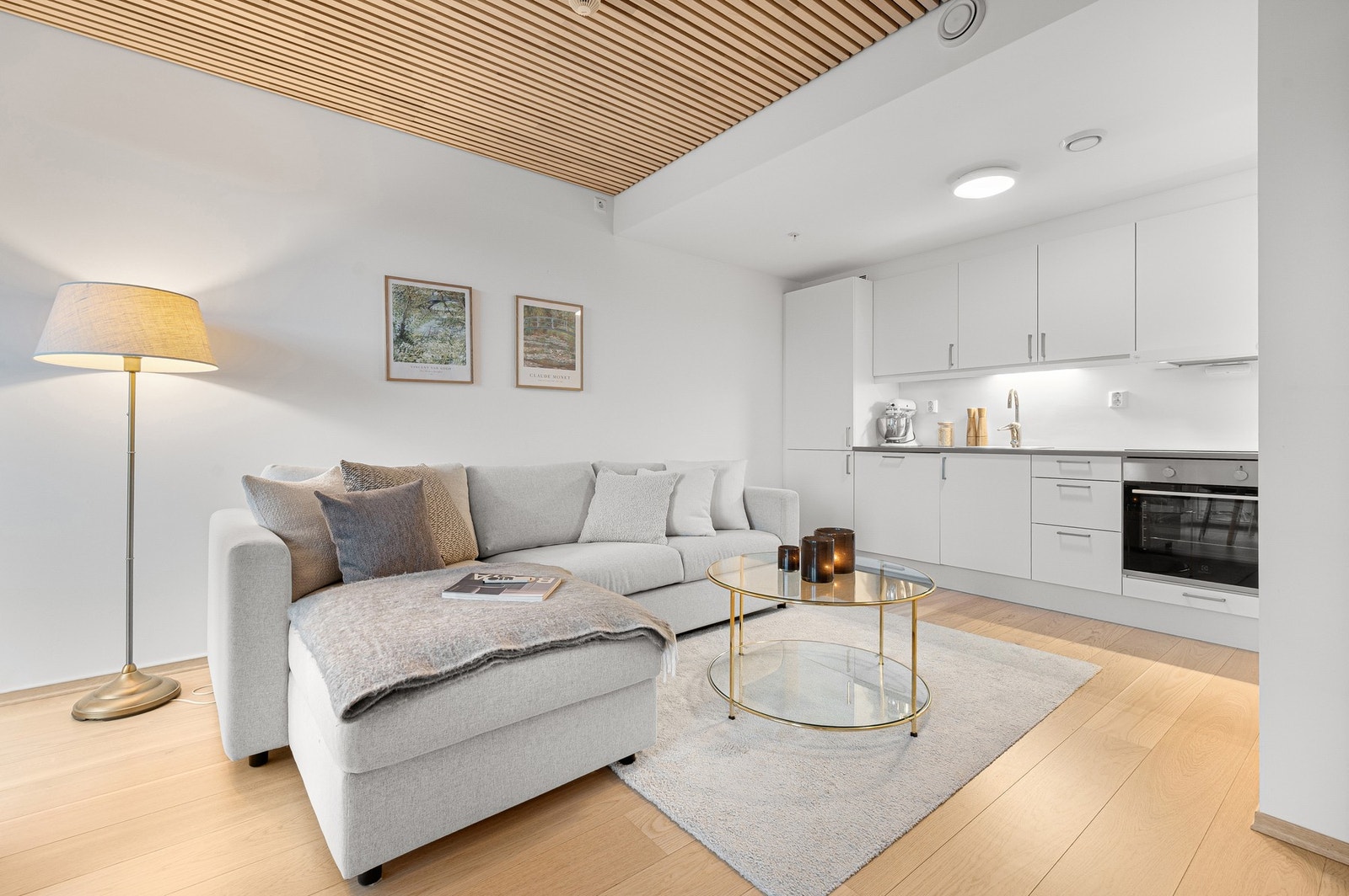 Leiligheten har et bruksareal på 40 kvadratmeter. Galleribilde