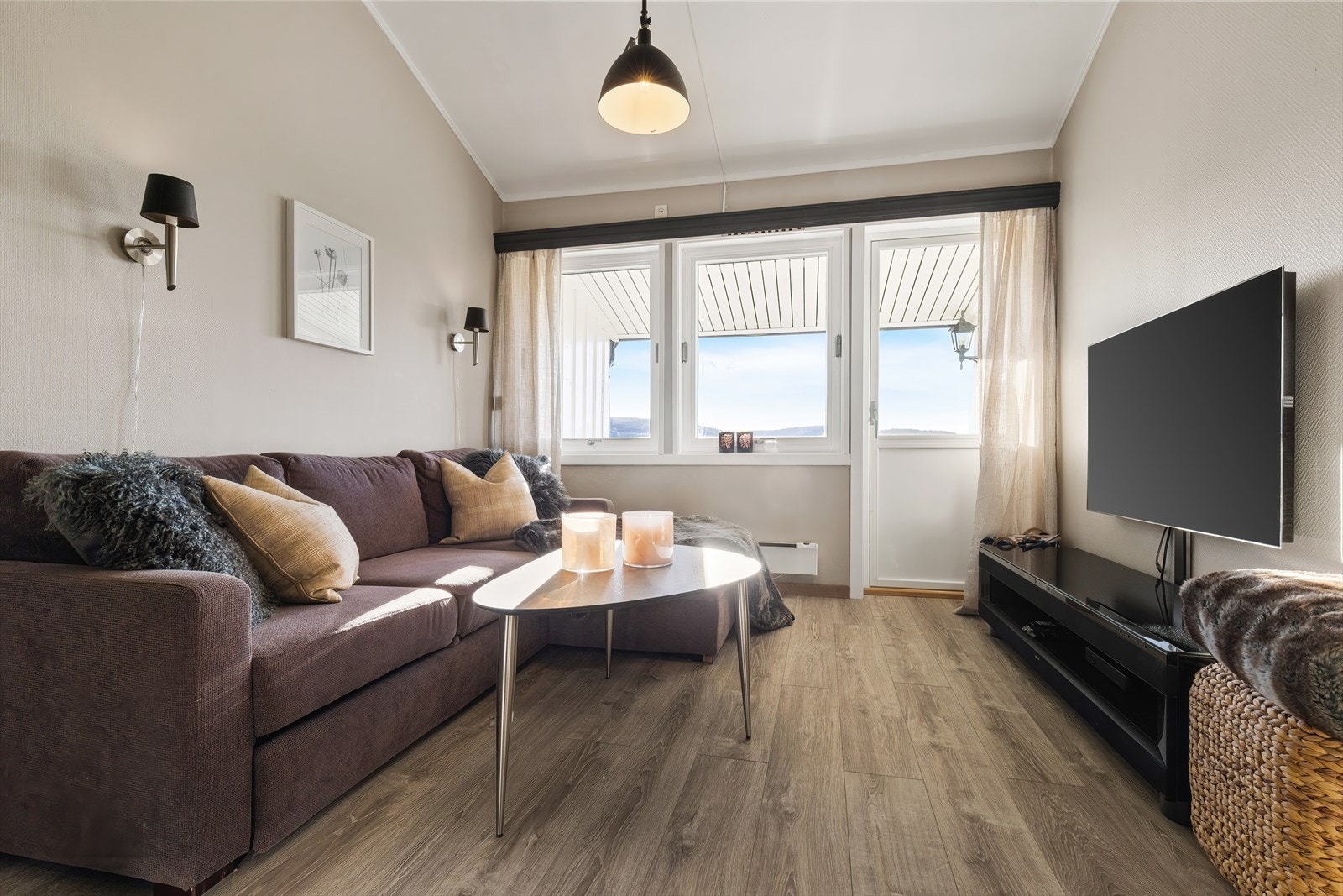 Her kan du nyte tid på sofaen etter en lang dag i langrennsporet. Galleribilde