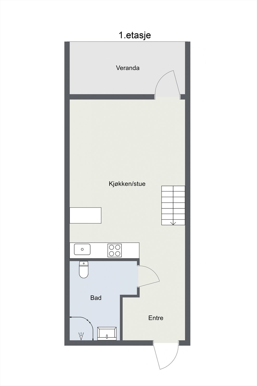 Plantegning hovedplan Galleribilde