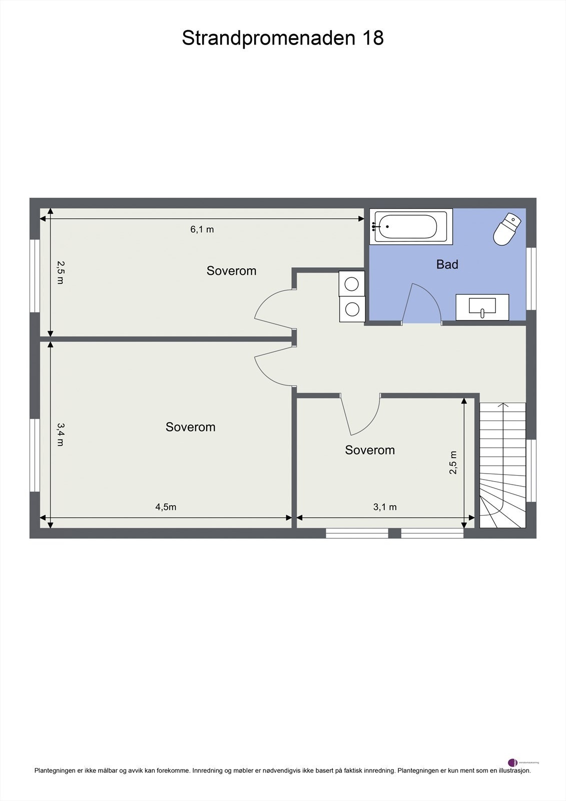 Plantegning 2. etasje. Galleribilde