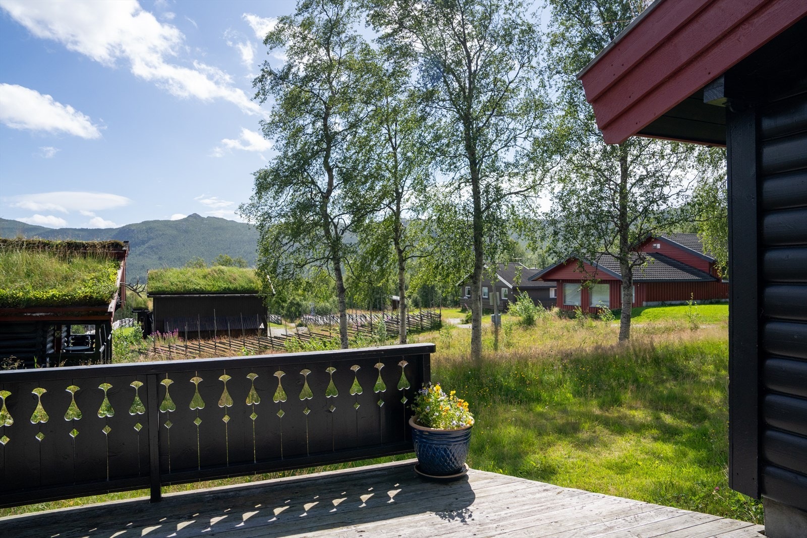 Solrik og flott tomt Galleribilde