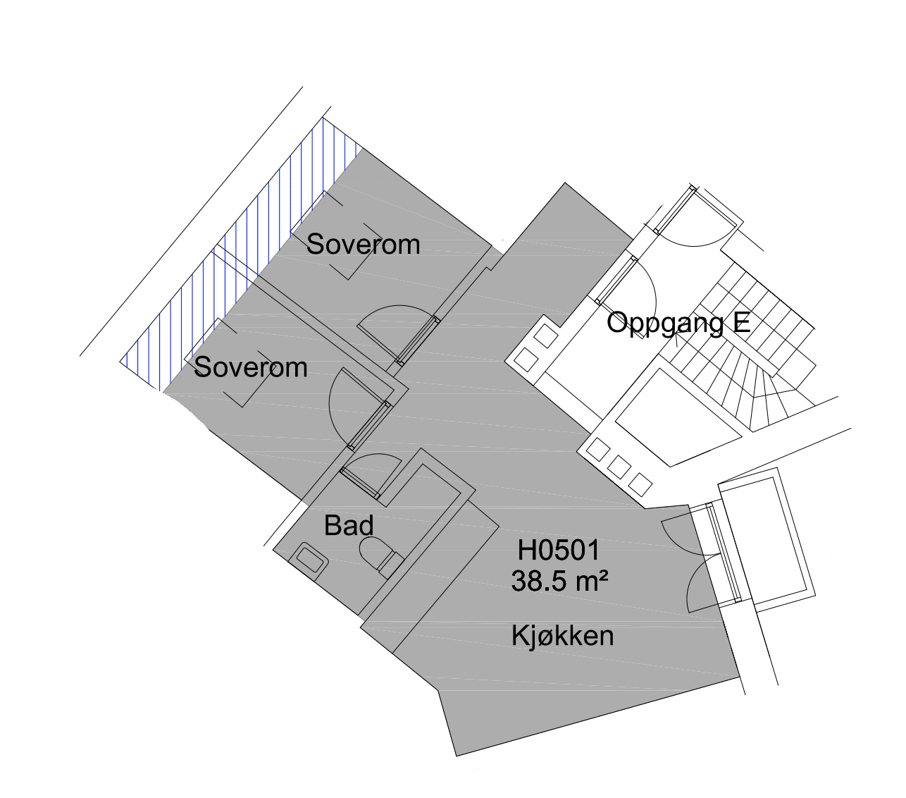 Plantegning Galleribilde