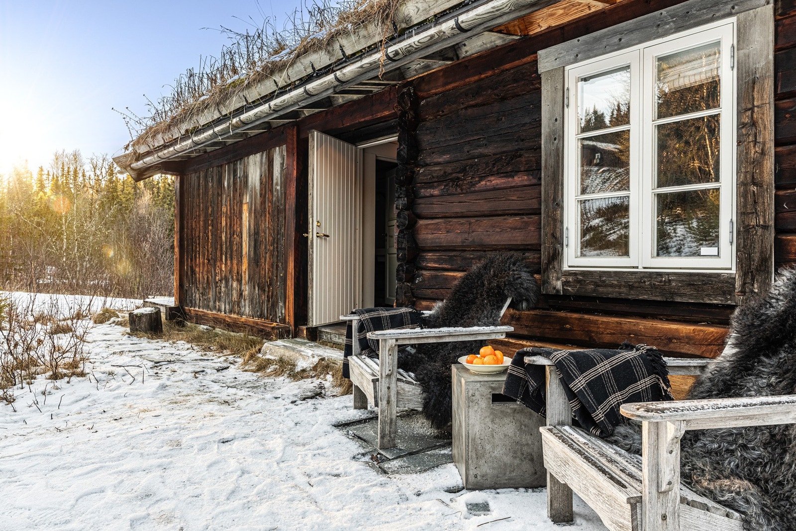 Plattingen er på ca. 15 kvm. Galleribilde