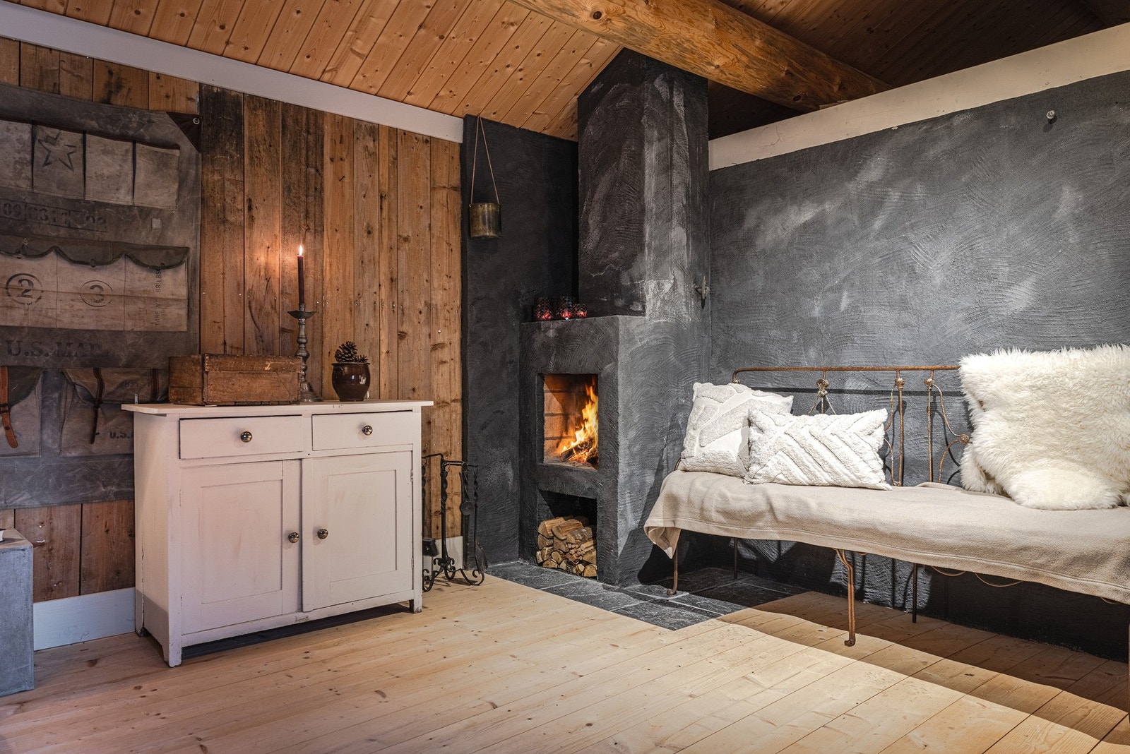 Annekset er i dag innredet som et gjesterom. Galleribilde