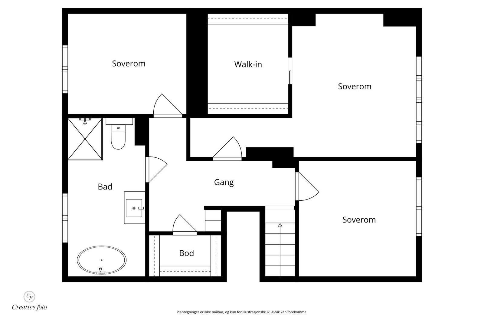 Plantegning 2. etasje. Galleribilde
