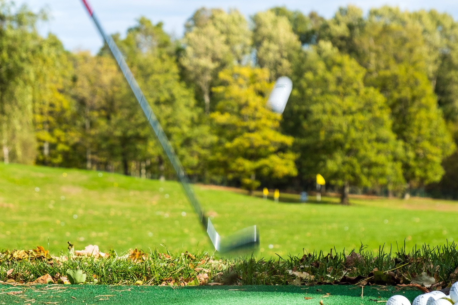 Golfbanen ligger rett i nærheten Galleribilde