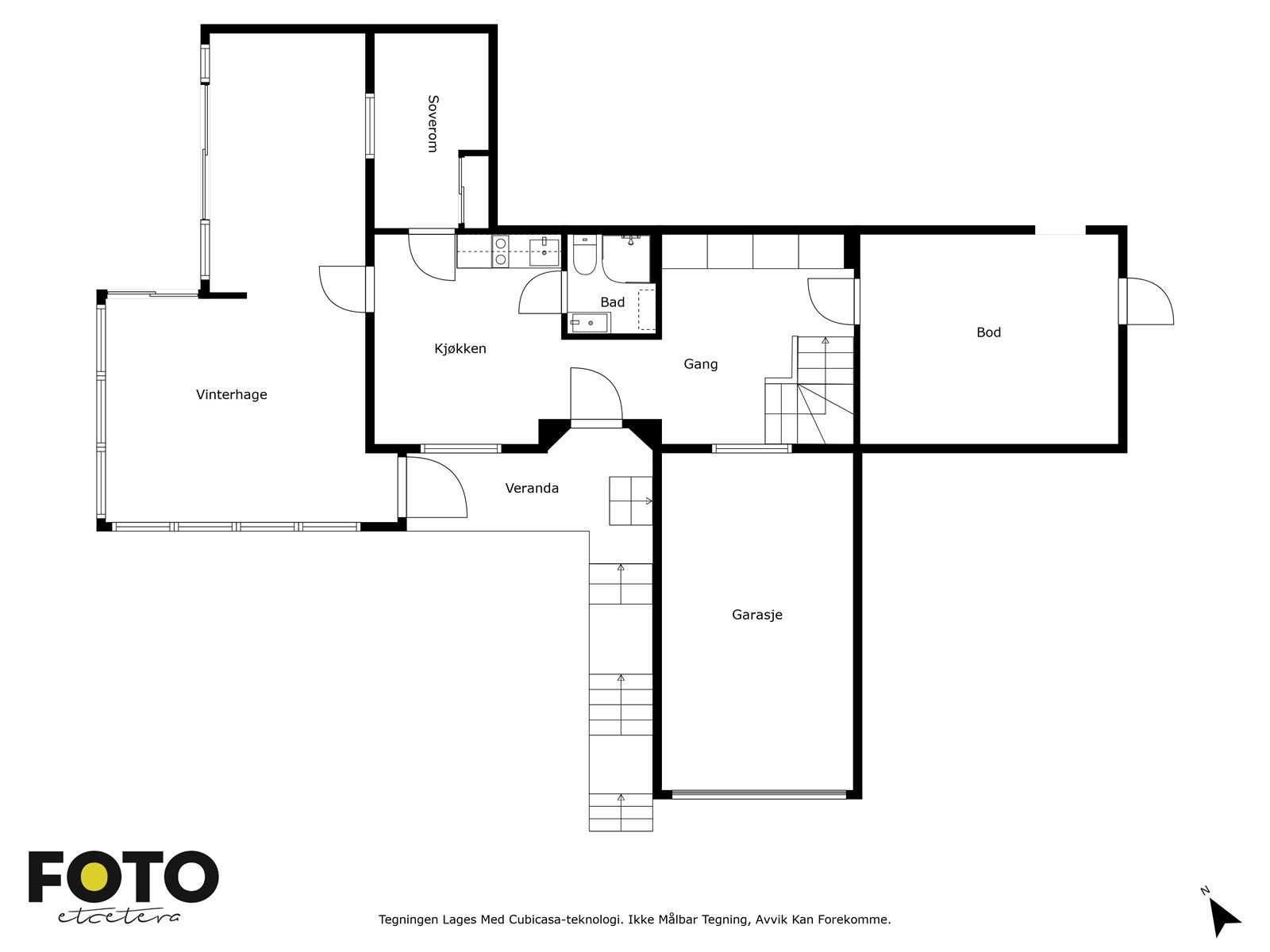 Plantegning u.etg Galleribilde