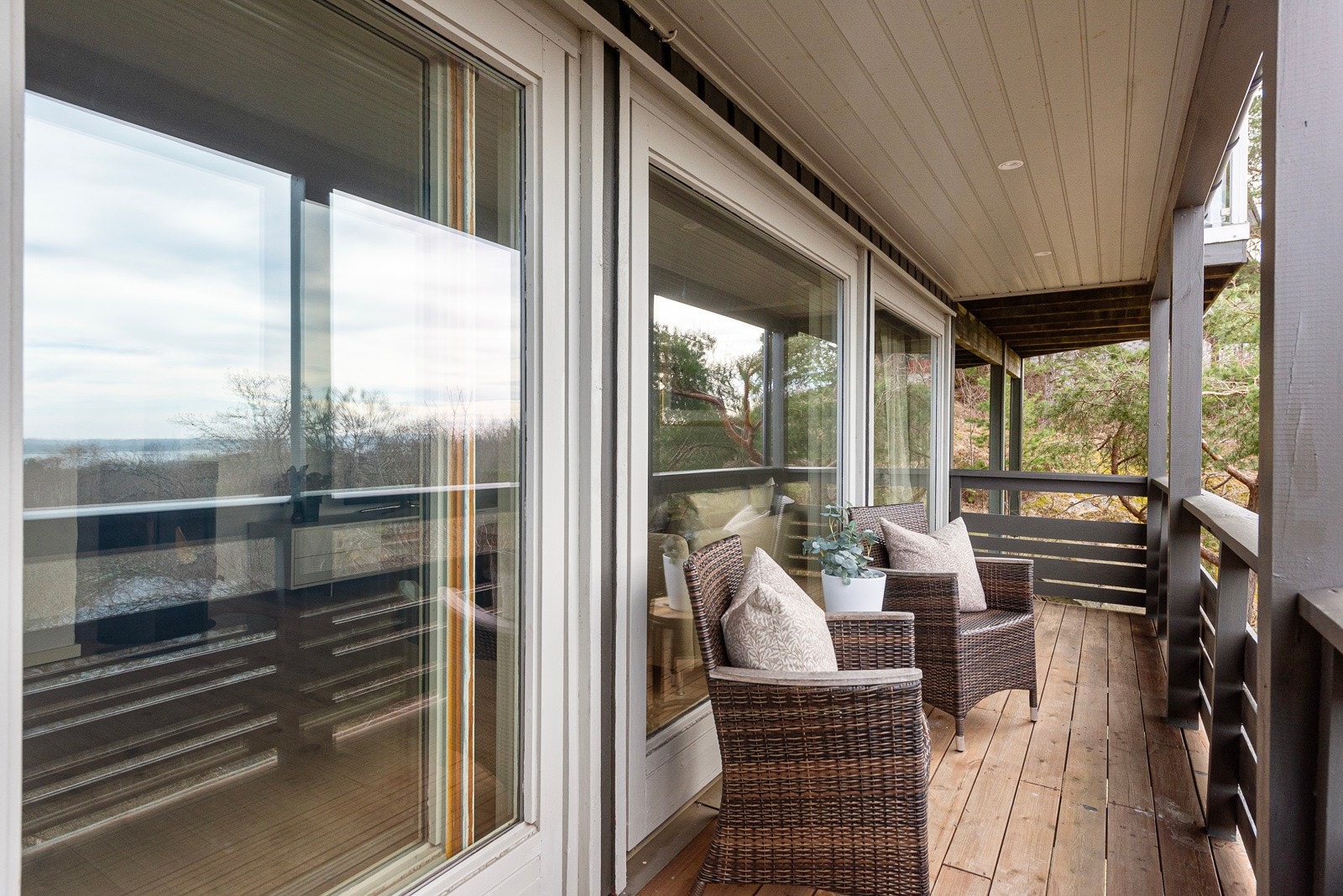 Overbygget balkong Galleribilde