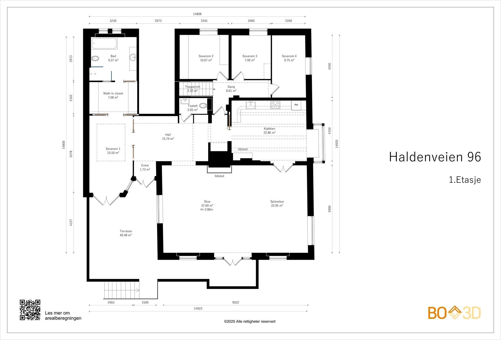 Haldenveien 96 - 1. Etasje. Galleribilde