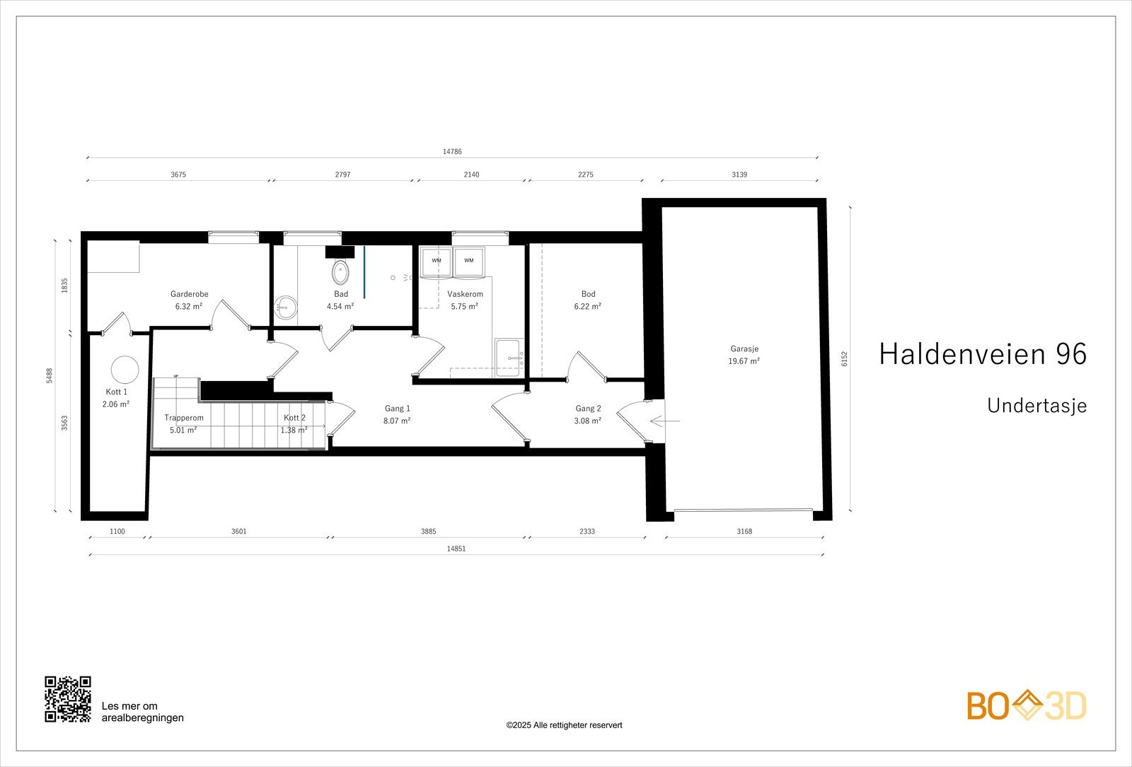 Haldenveien 96 - Underetasje. Galleribilde