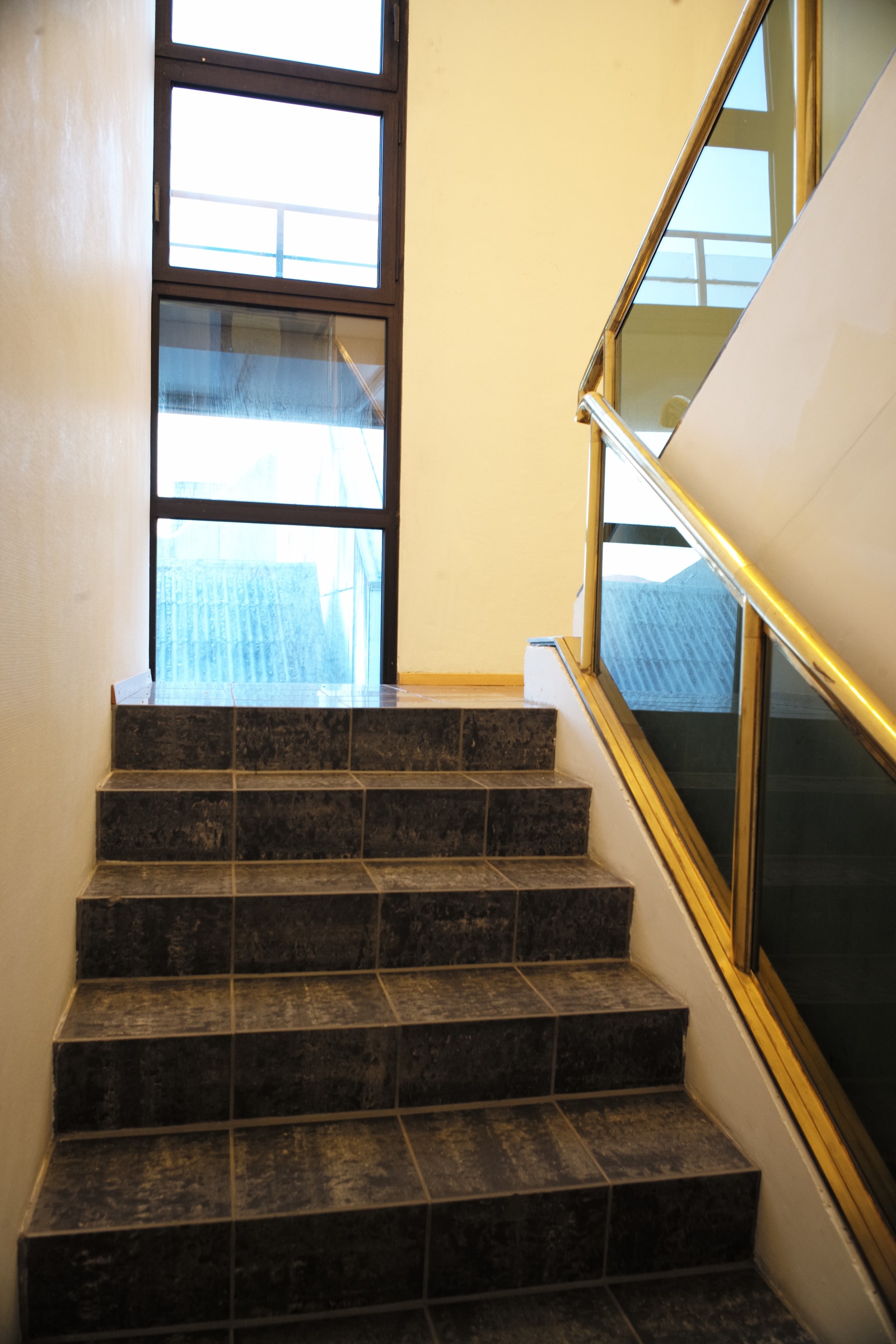 Man merker ikke at man går oppover når trappene er gode med avsatser Galleribilde