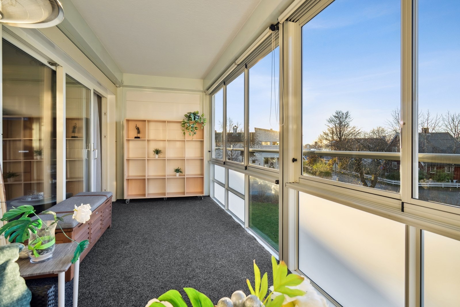 Dette kan også fungere som en naturlig forlengelse av stuen. Galleribilde