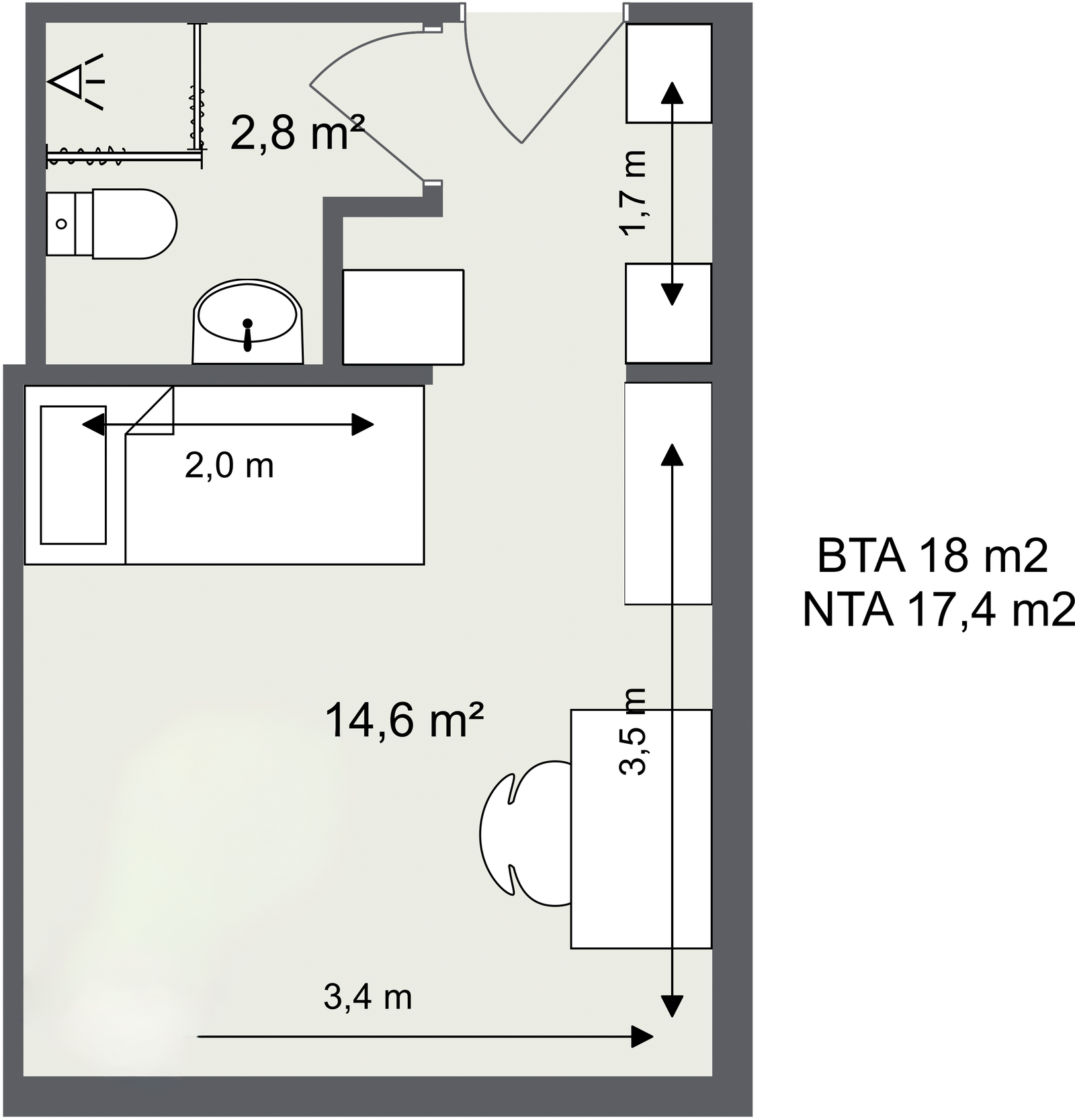 Plantegning (NB! den kan være speilvendt) Galleribilde